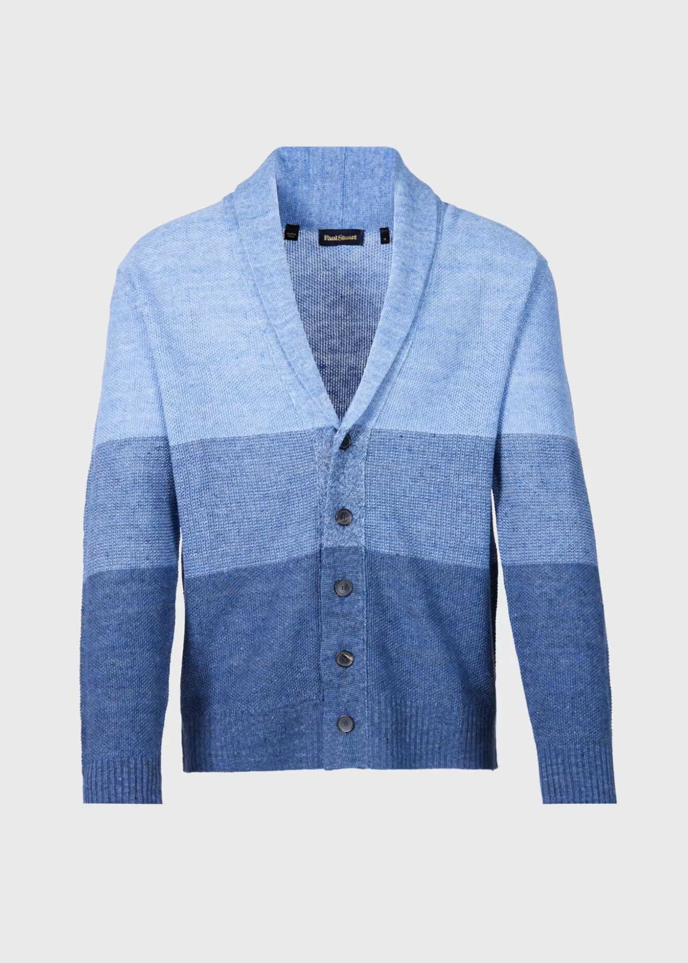 Cheap Linen Rice Stitch Dégradé Cardigan Sweaters