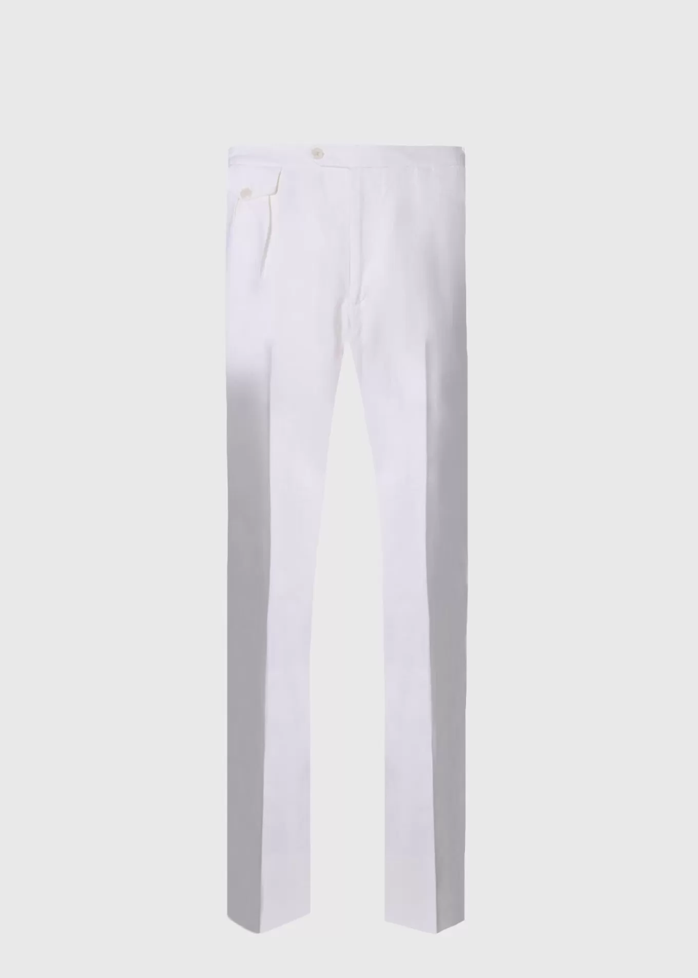 Cheap Linen Washed Pleated Front Trouser Pants