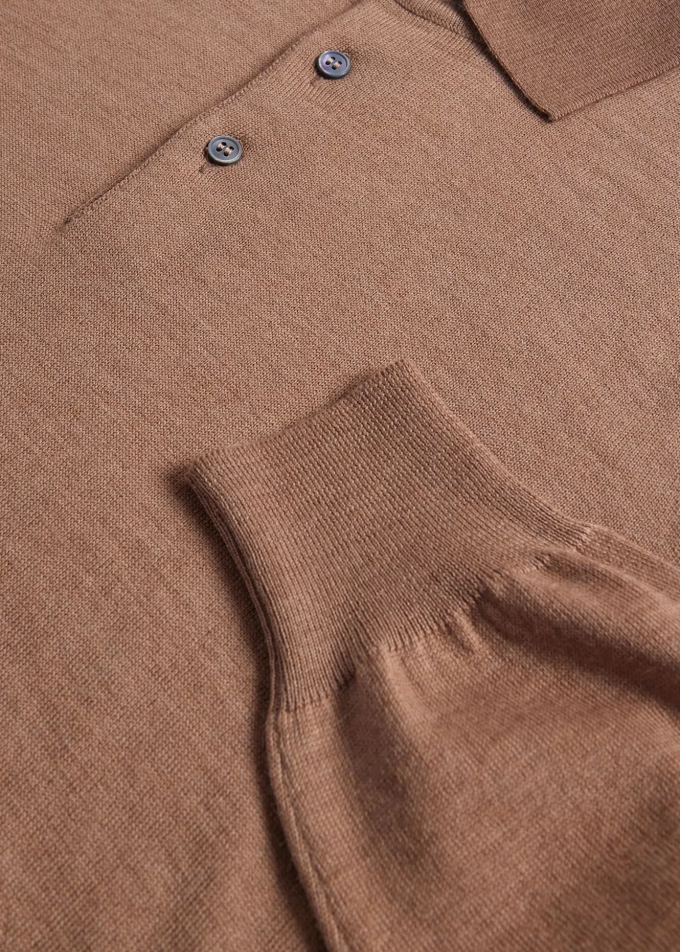 Flash Sale Long Sleeve Merino Wool Polo Shirt Polos & T-Shirts | Sweaters