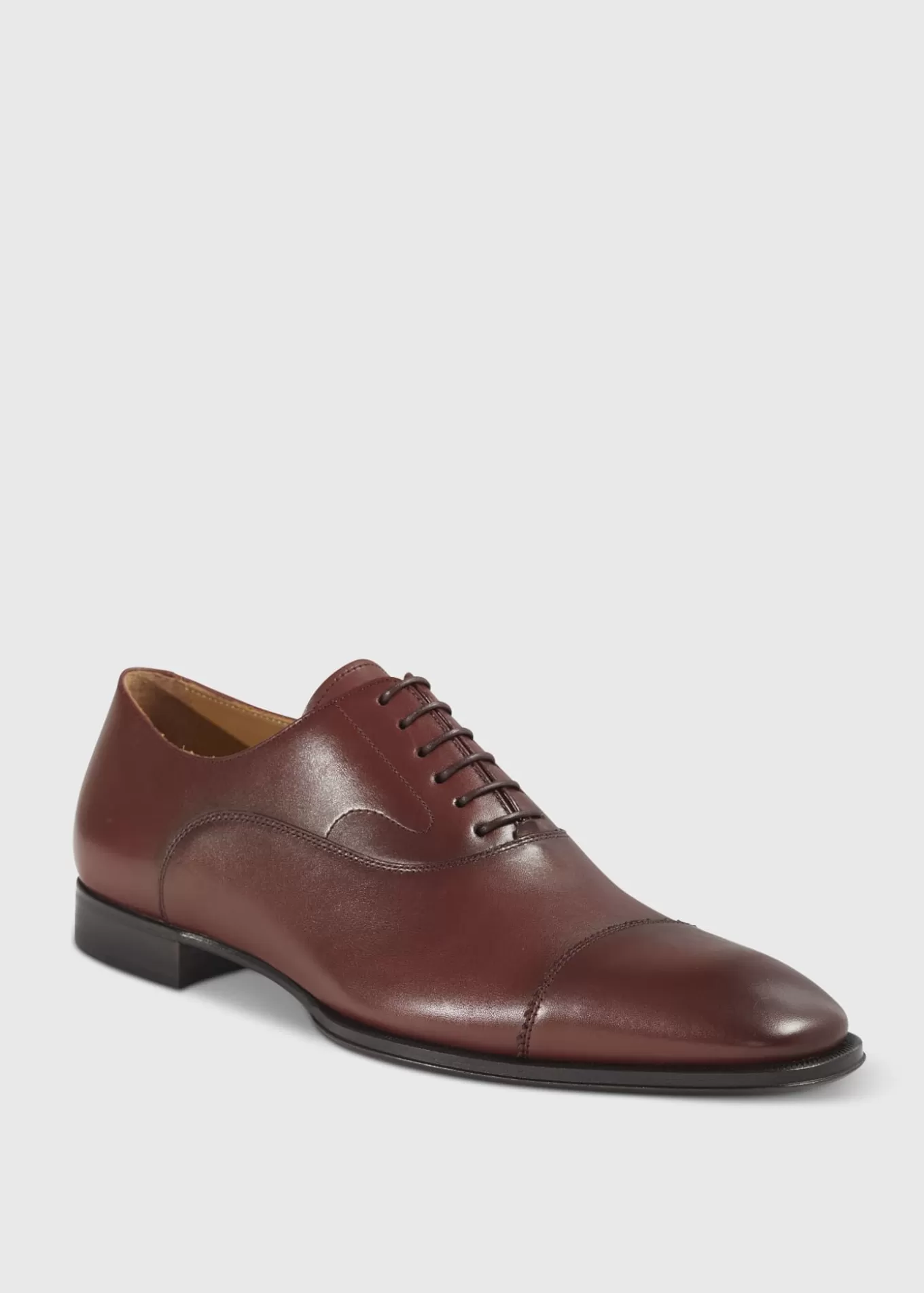 Shop Majestic Leather Cap Toe Oxford Lace-Ups & Oxfords