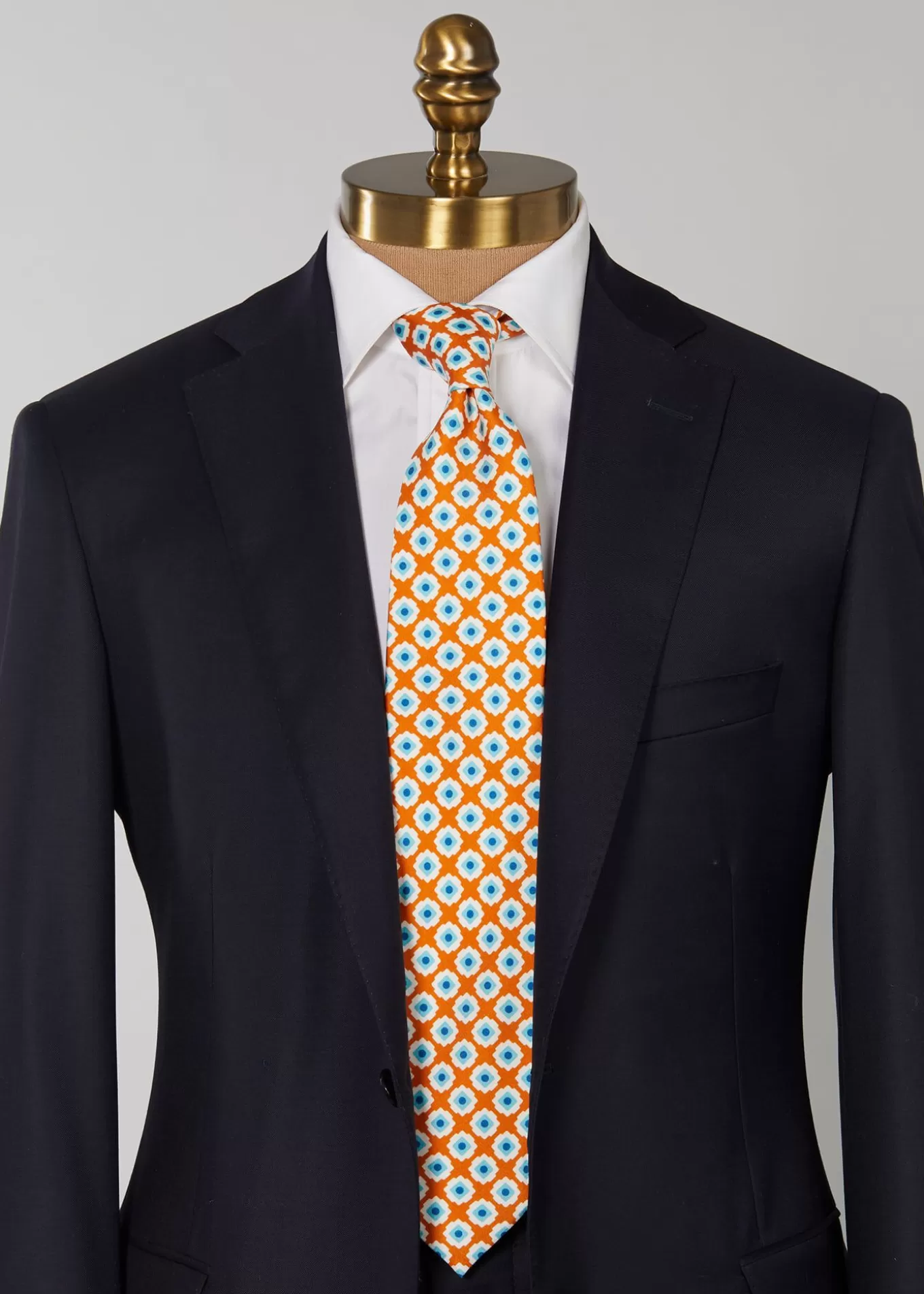 Clearance Medallion Print Tie Ties