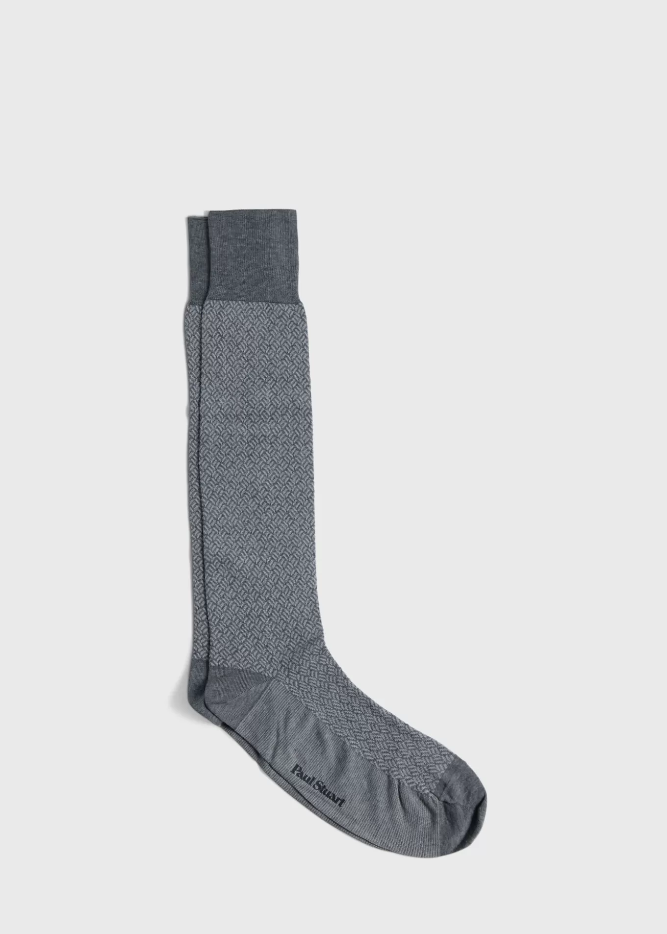 Discount Mercerized Cotton Parquet Pattern Sock Socks