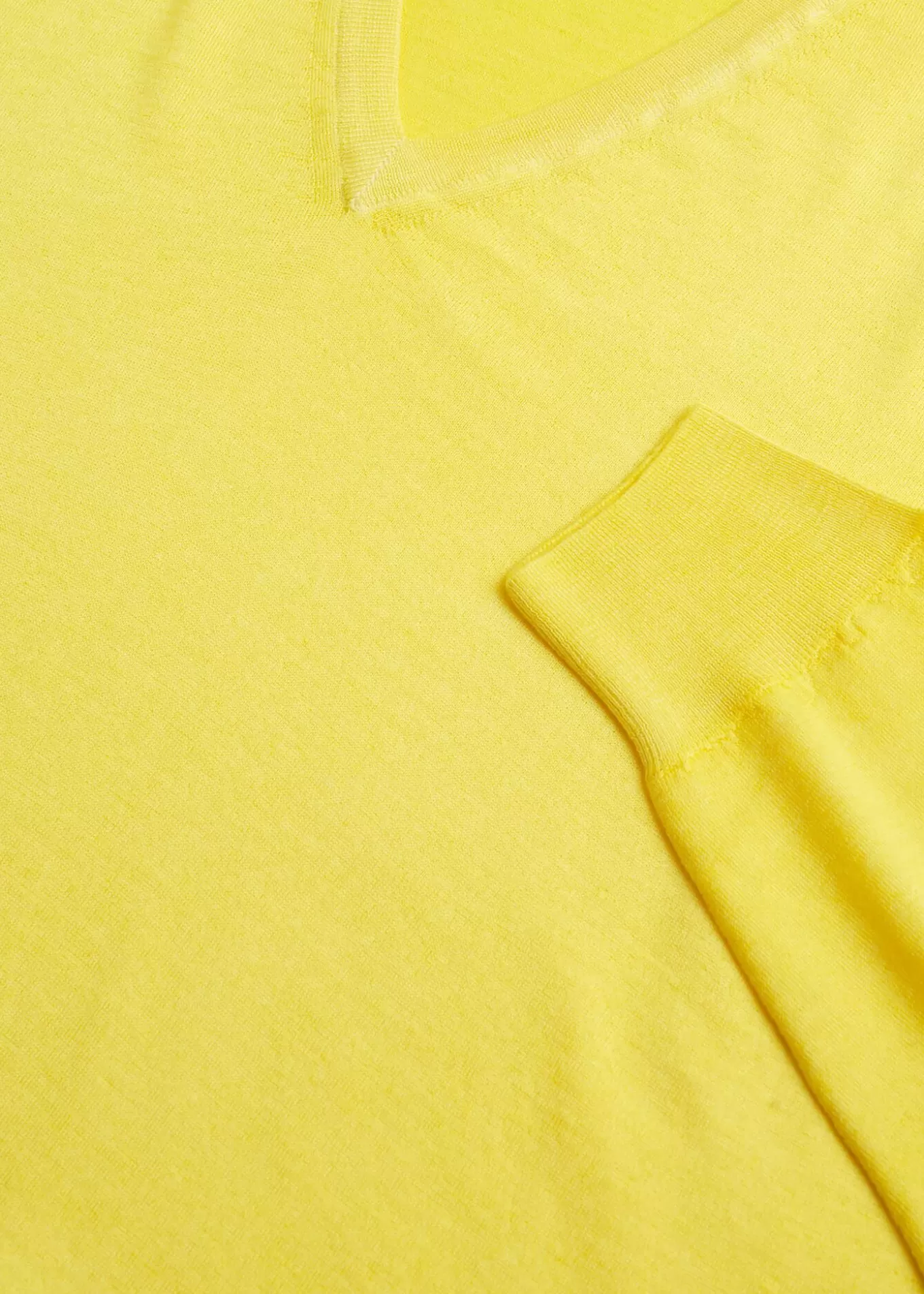 Hot Merino Wool Watercolor V-Neck Sweater Sweaters
