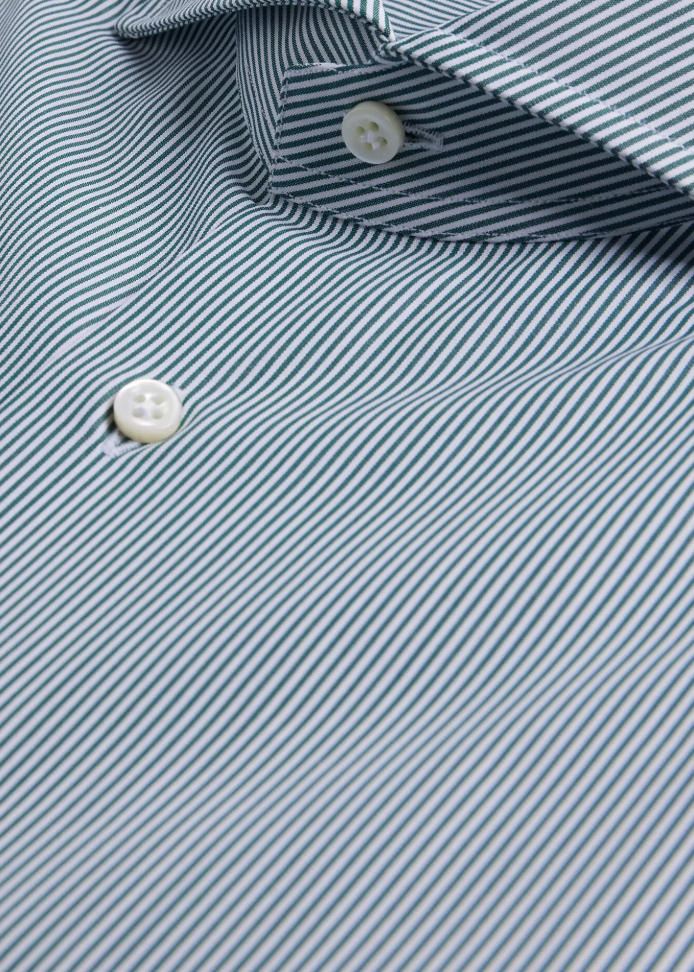 Fashion Micro Stripe Cotton Dress Shirt Formal Shop