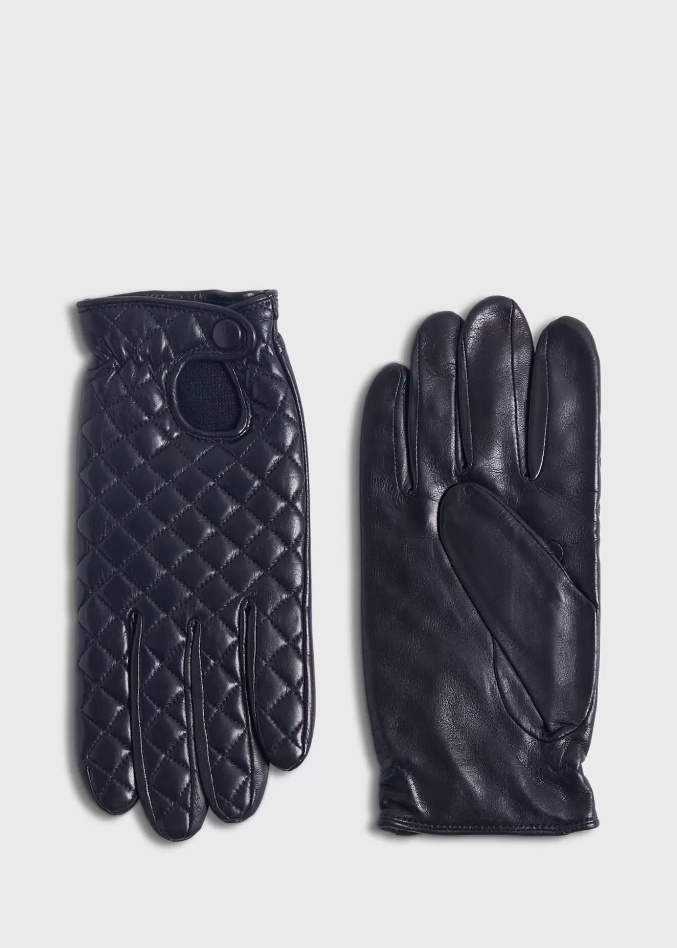 Cheap Nappa Leather Quilted Driving Glove Scarves, Hats, Gloves | The Cashmere Shop