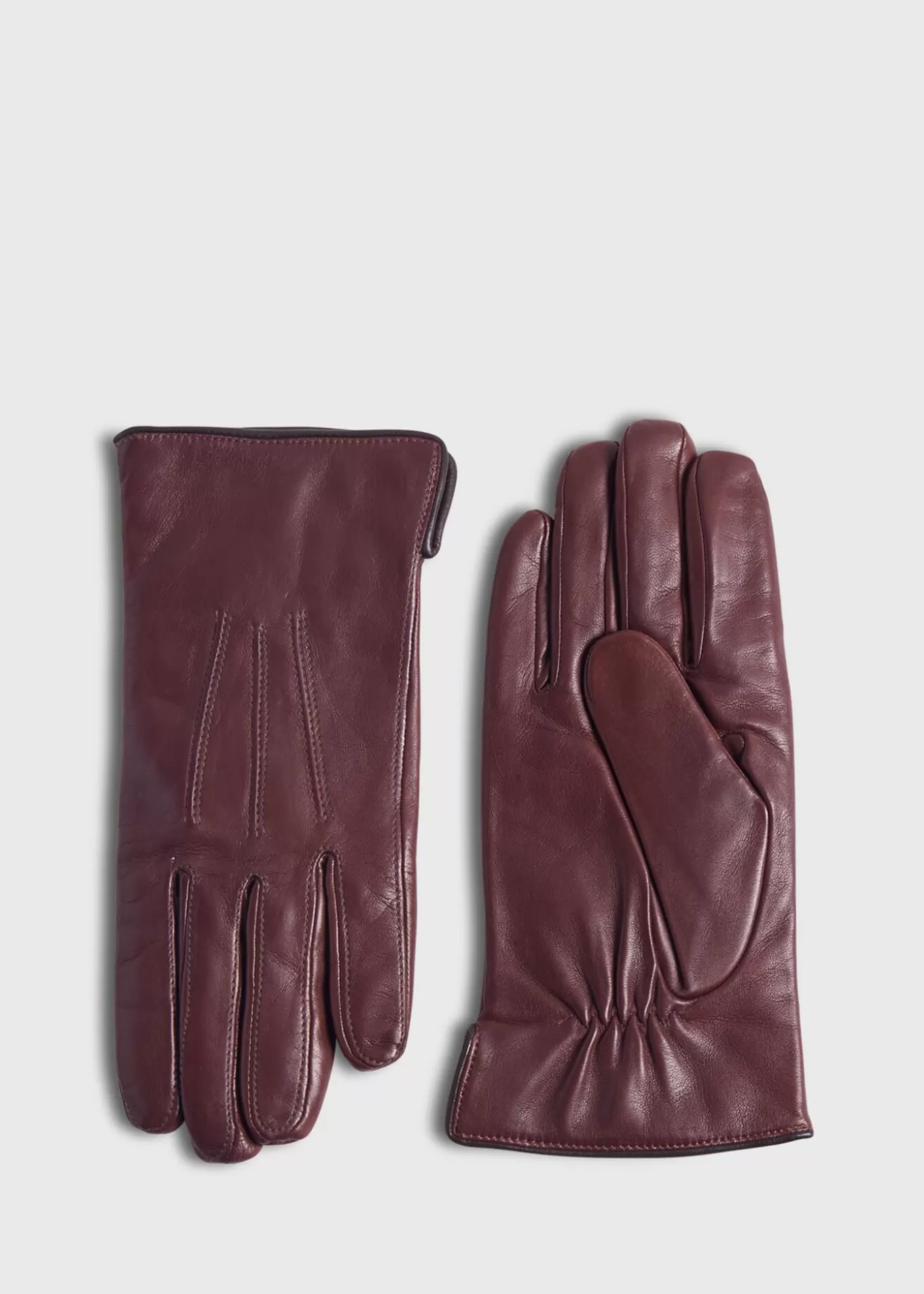 Best Sale Nappa Leather Saddle Stitch Glove Scarves, Hats, Gloves