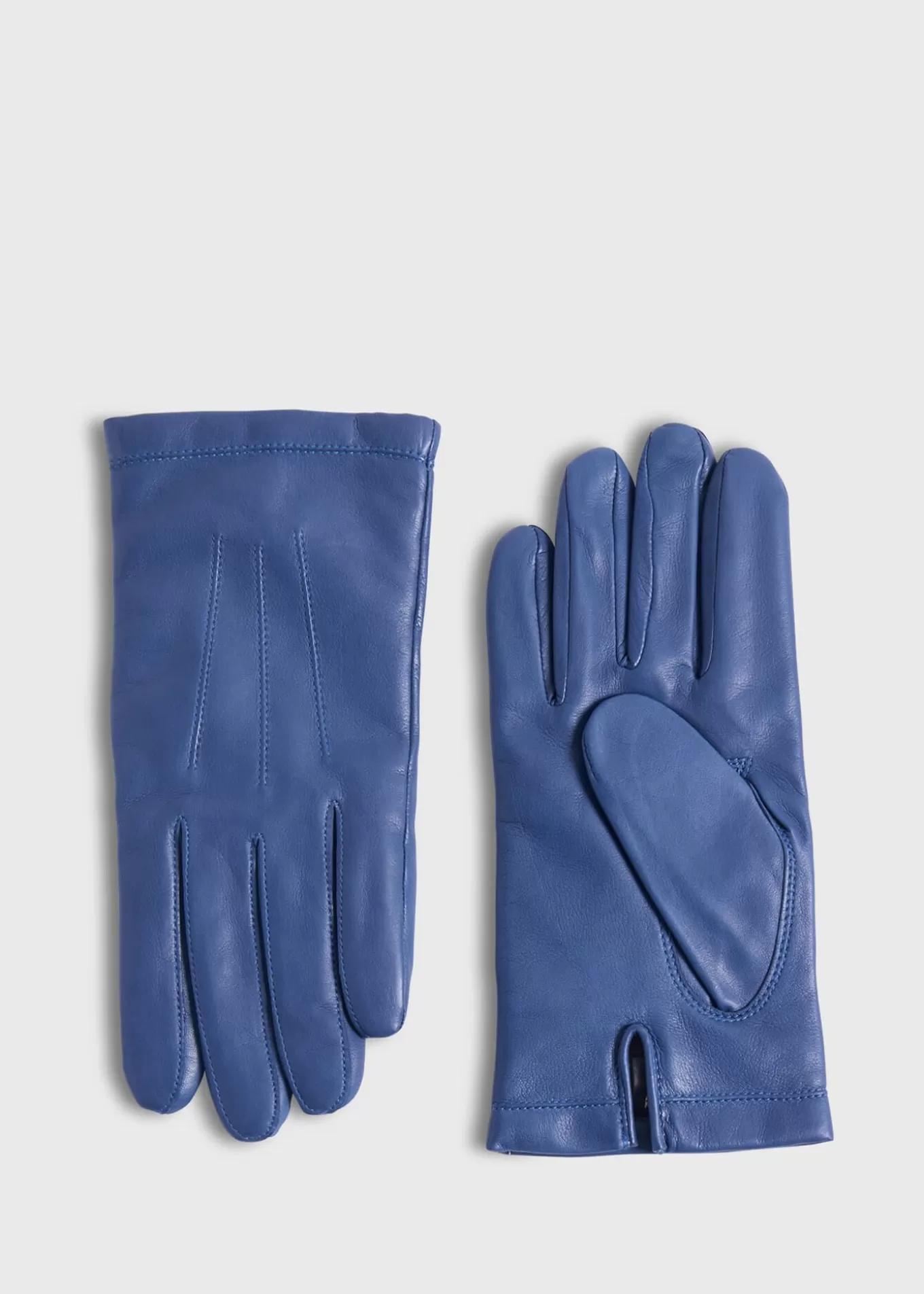 Outlet Nappa Leather Saddle Stitch Glove Scarves, Hats, Gloves