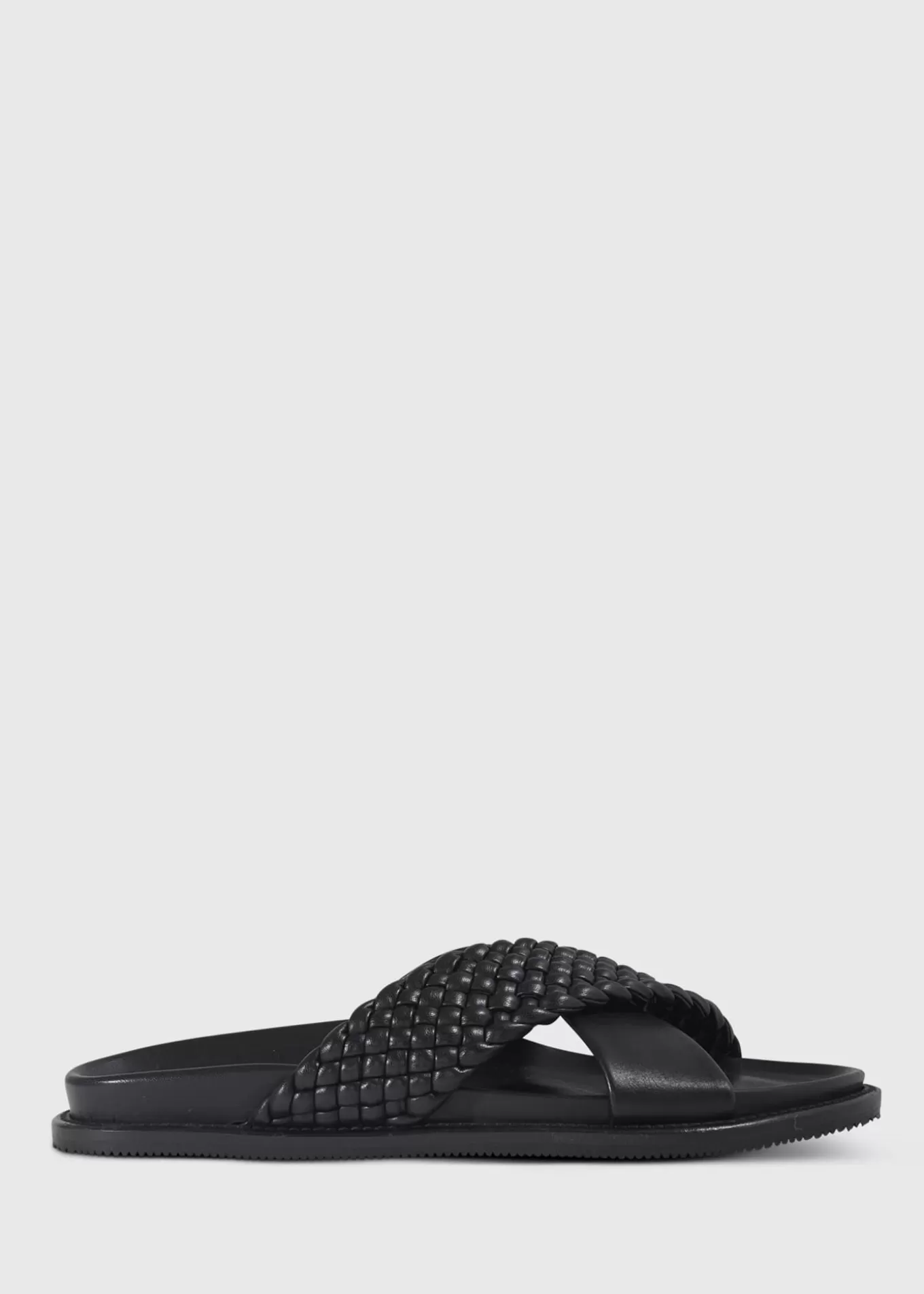 Sale Palau Woven Leather Slide Sandals