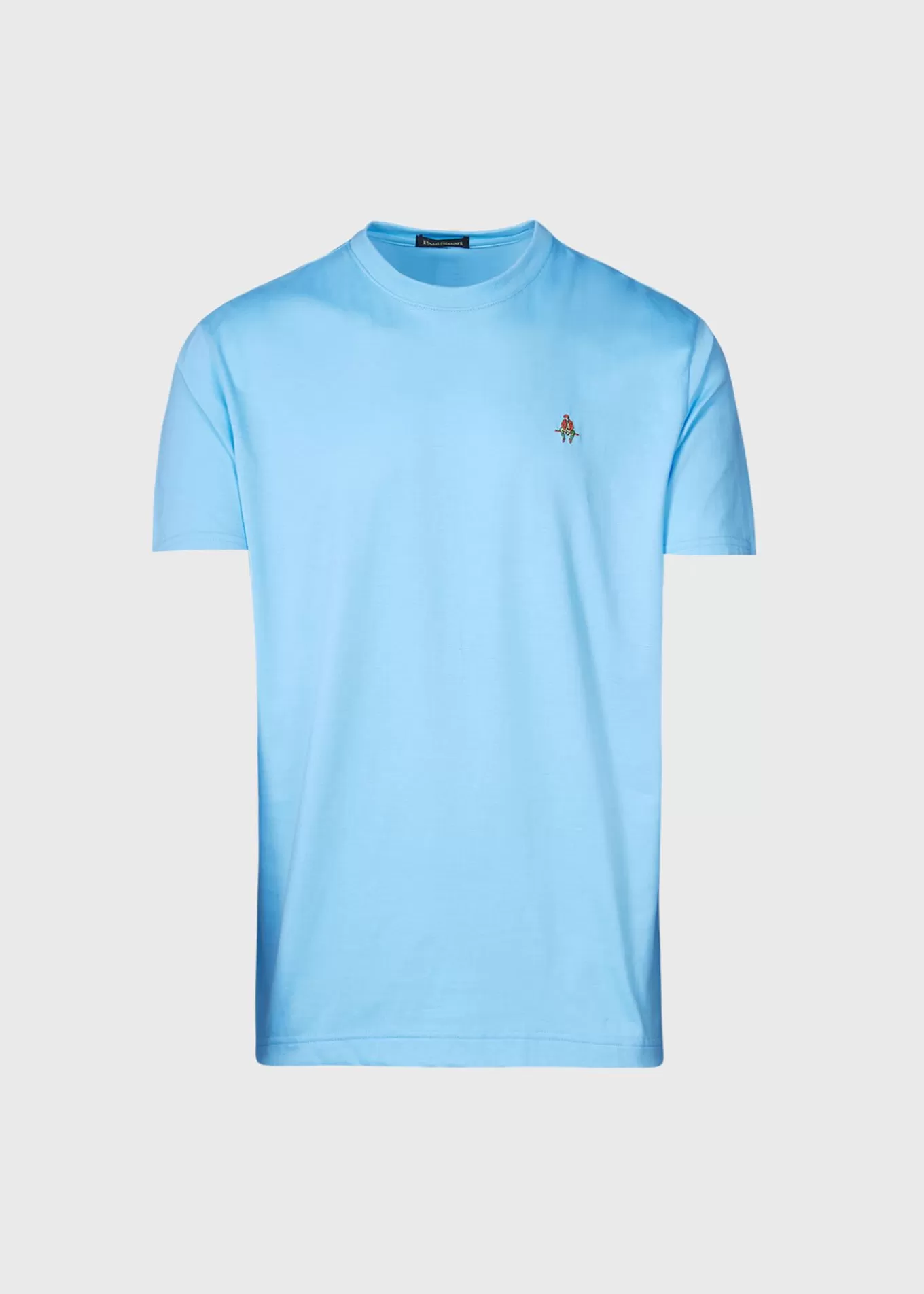 Shop Pima Cotton T-Shirt With Man On The Fence Logo Polos & T-Shirts