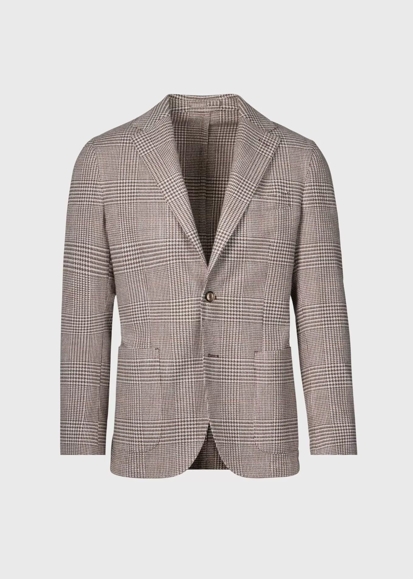 Discount Plaid Garment Washed Cotton Jacket Blazers & Jackets