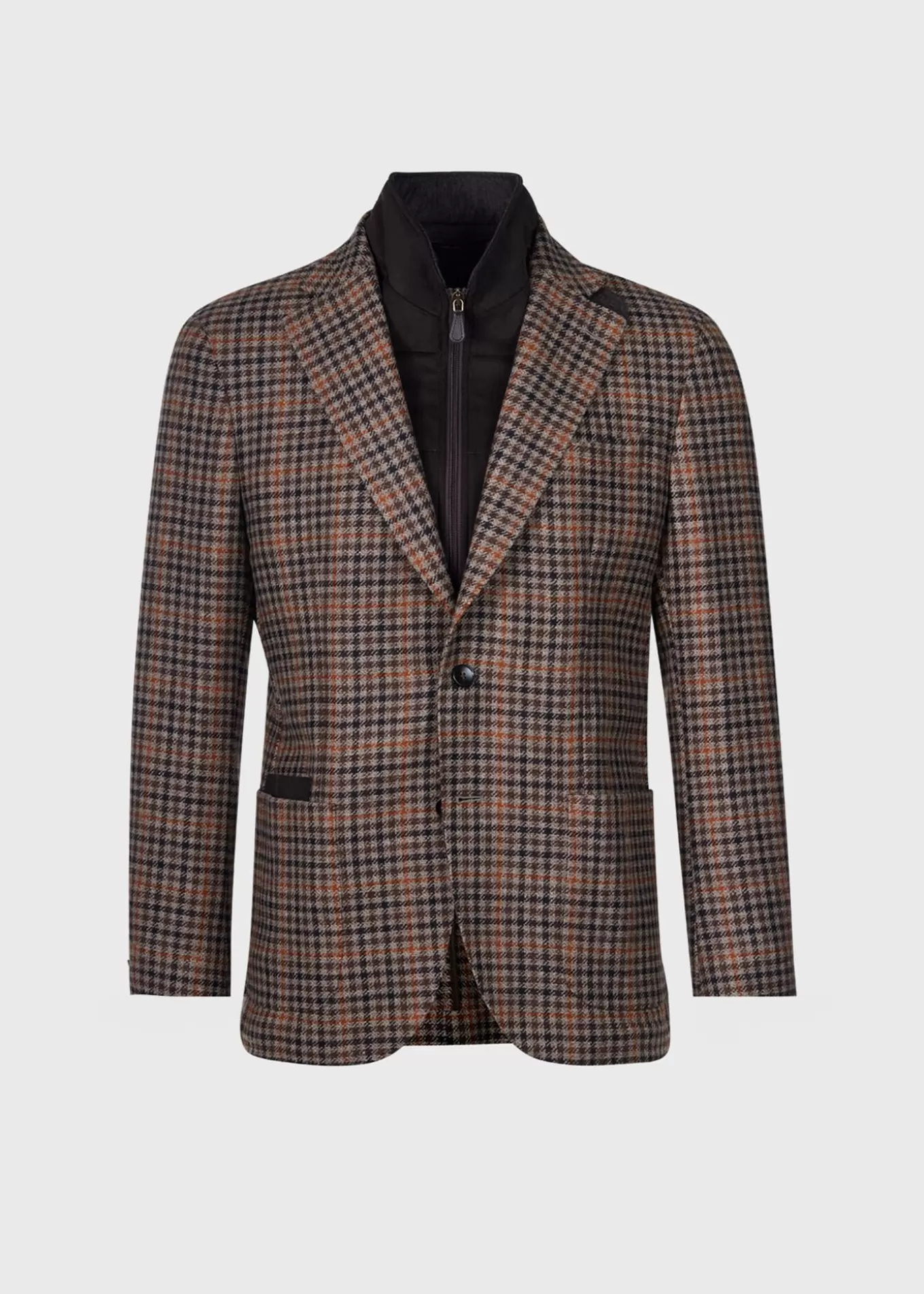 Hot Plaid Jacket WithRemovable Vest Blazers & Jackets | Vests