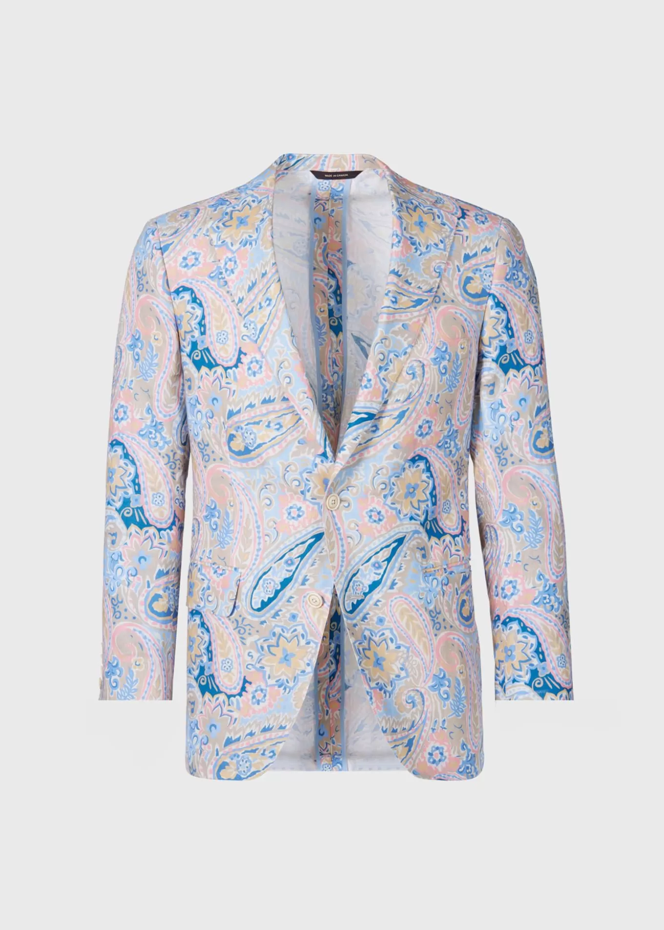 Discount Printed Floral Linen Jacket Blazers & Jackets