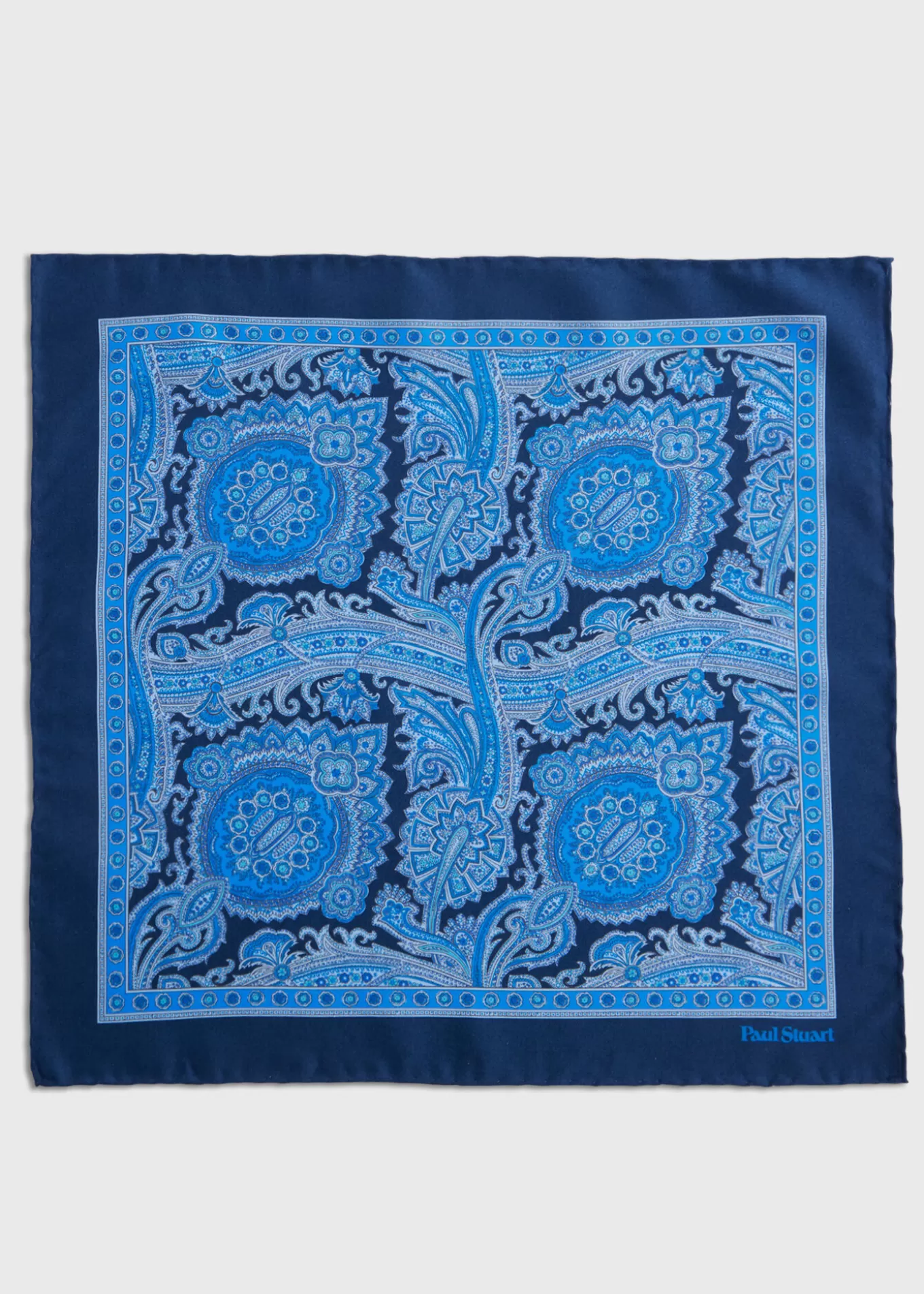 Sale Printed Habotai Silk Paisley Pocket Square Pocket Squares