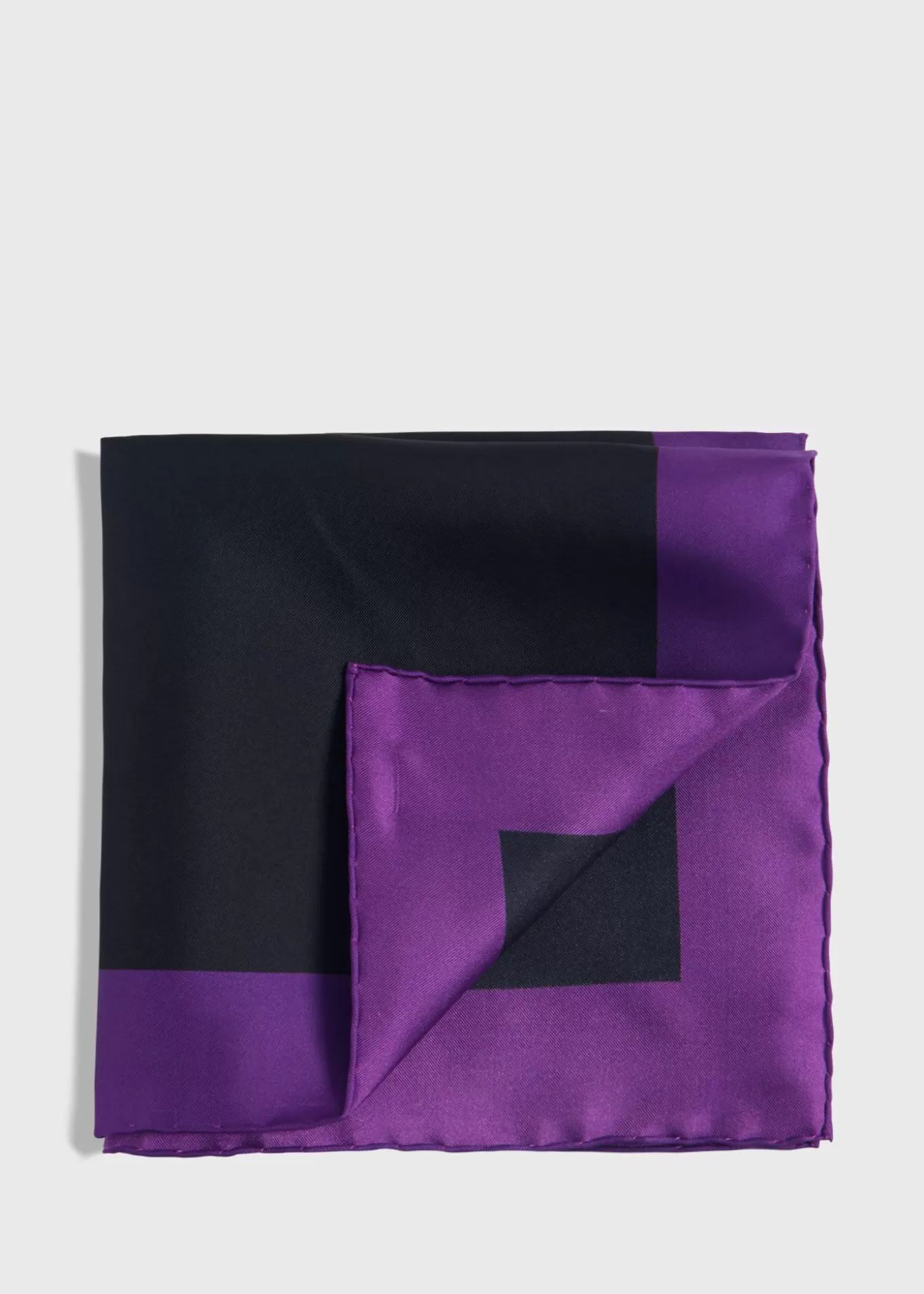 Fashion Printed Silk Color Block Pocket Square Pocket Squares