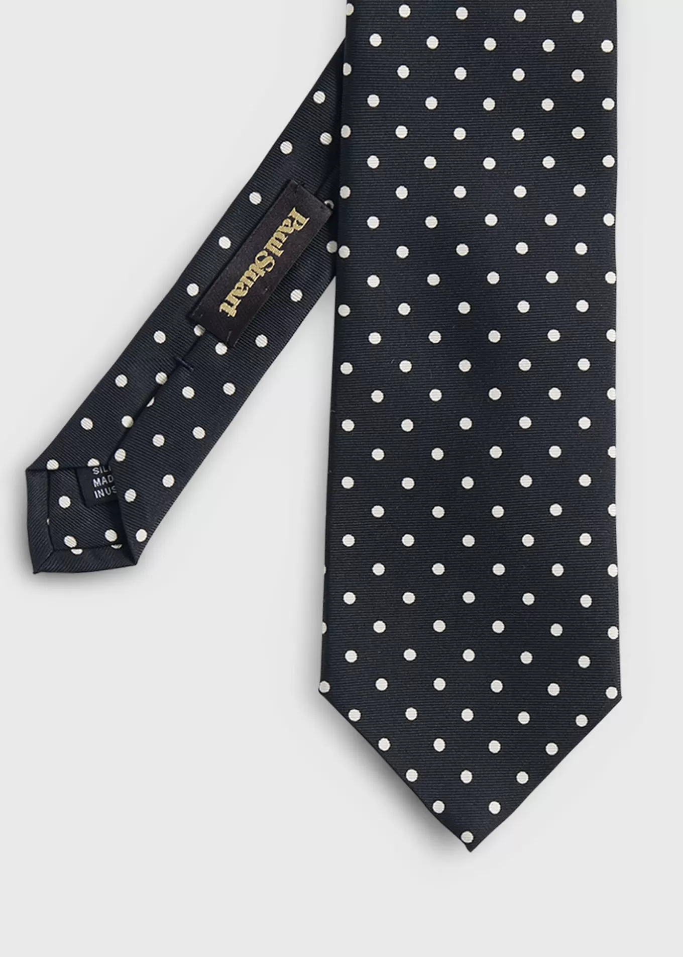 Outlet Printed Silk Dot Tie Ties