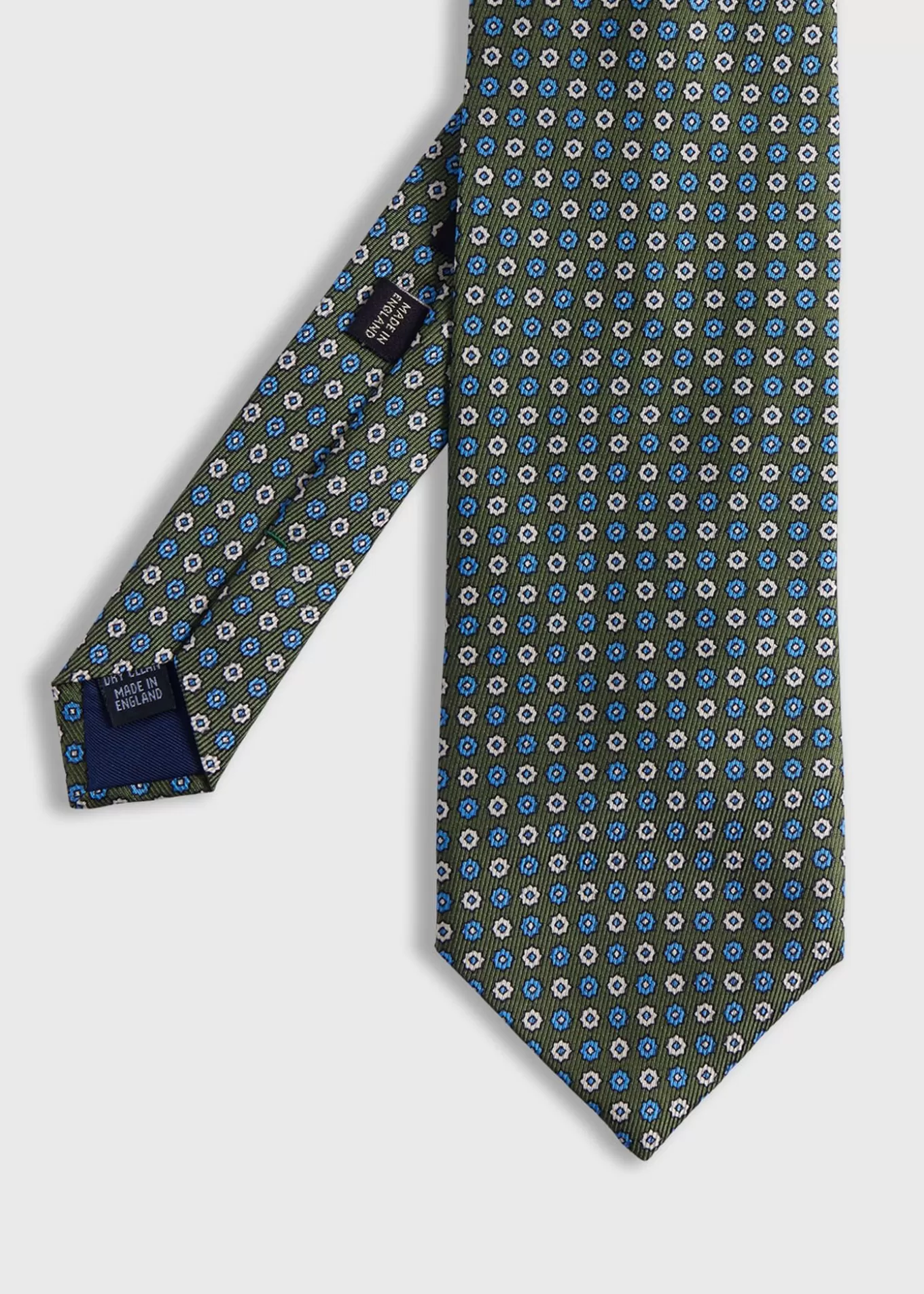 Outlet Printed Silk Floral Medallion Tie Ties