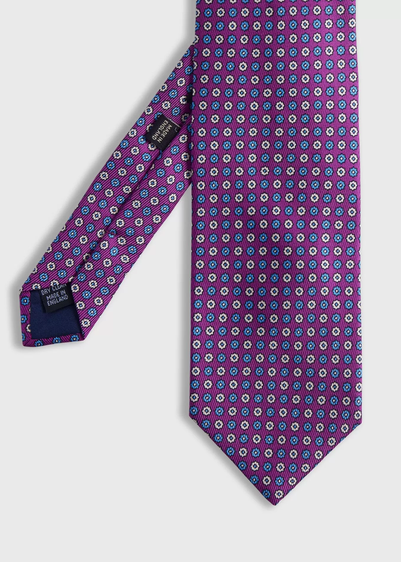 Hot Printed Silk Floral Medallion Tie Ties