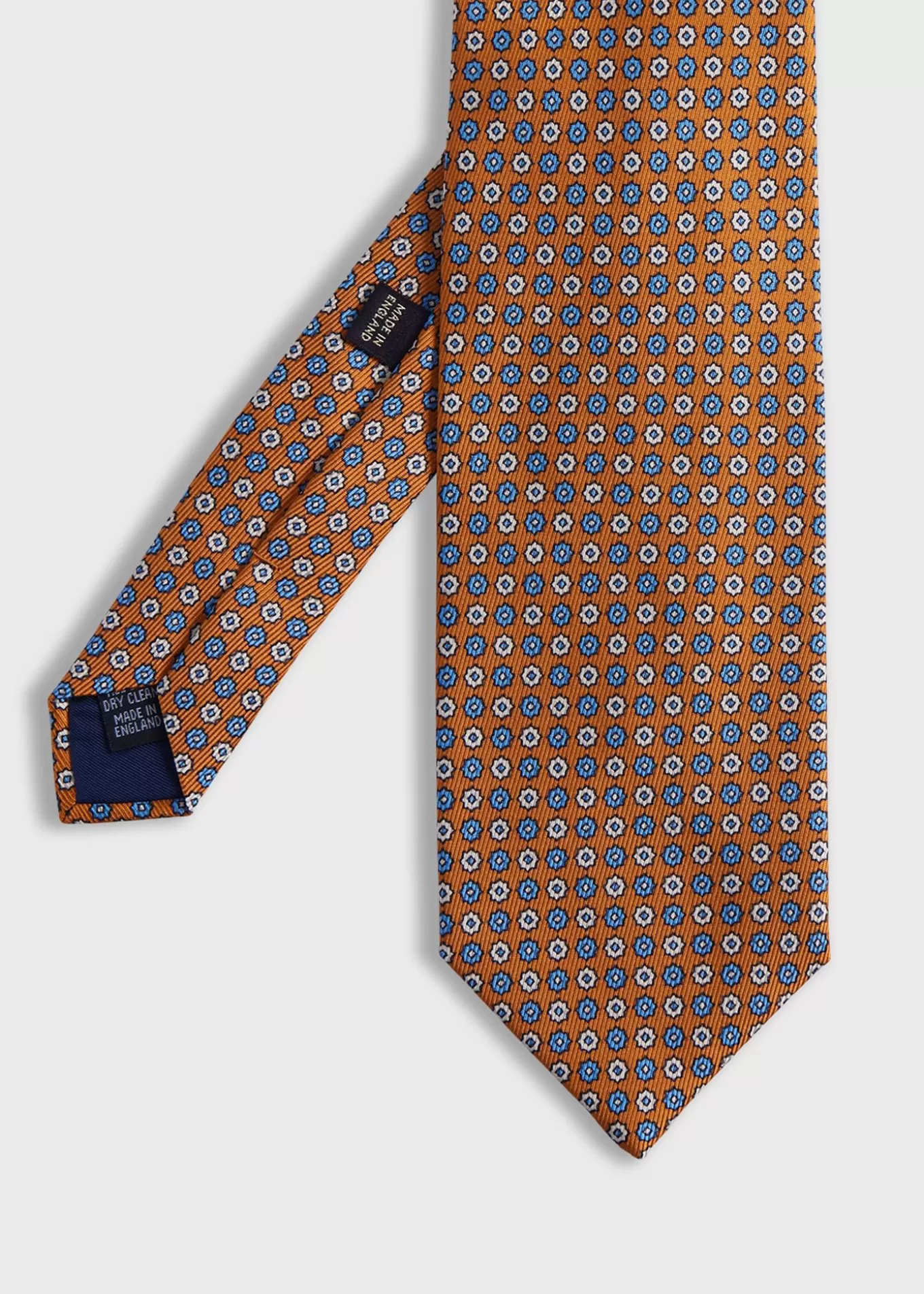 Cheap Printed Silk Floral Medallion Tie Ties