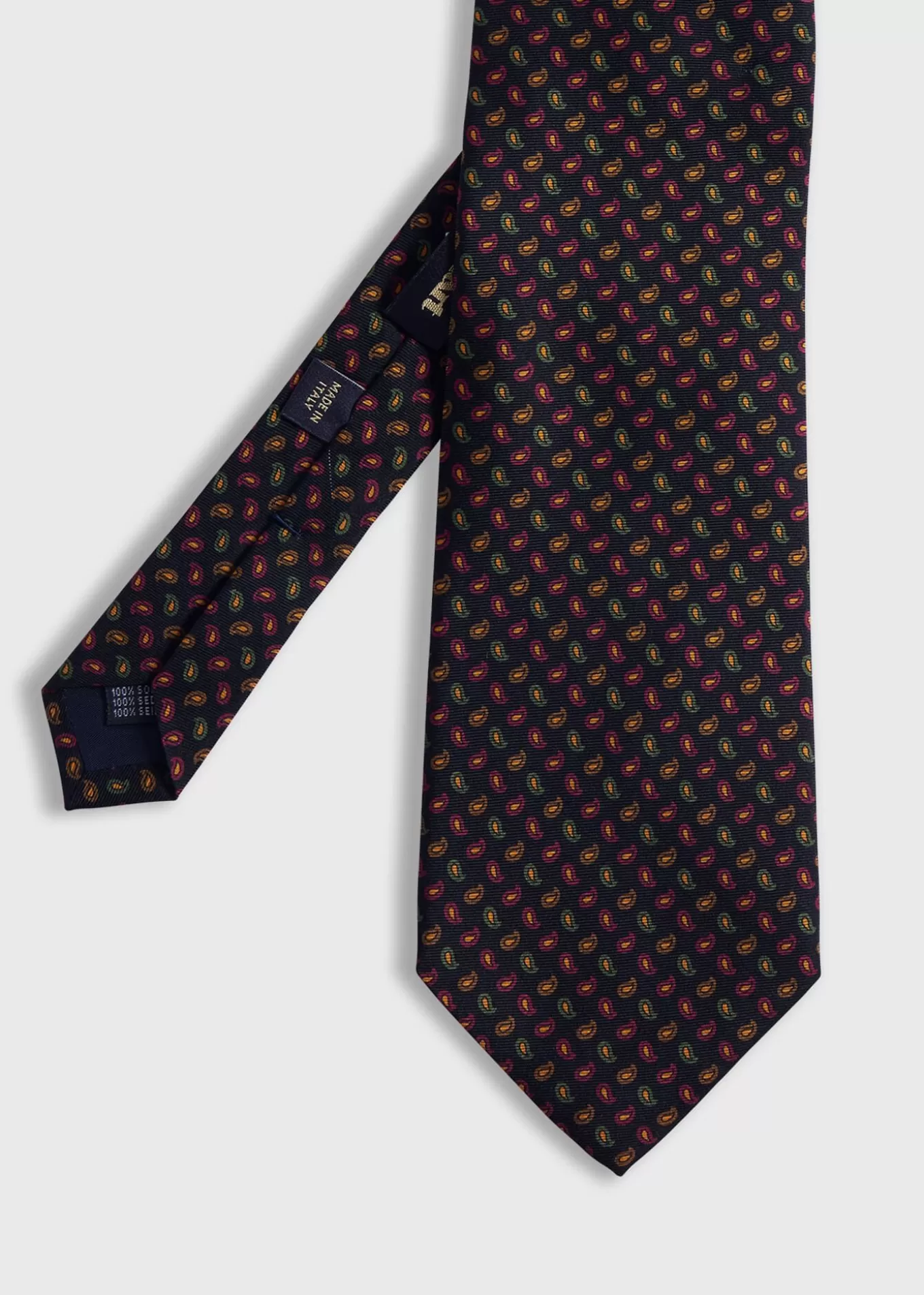 Outlet Printed Silk Madder Tossed Pine Tie Ties