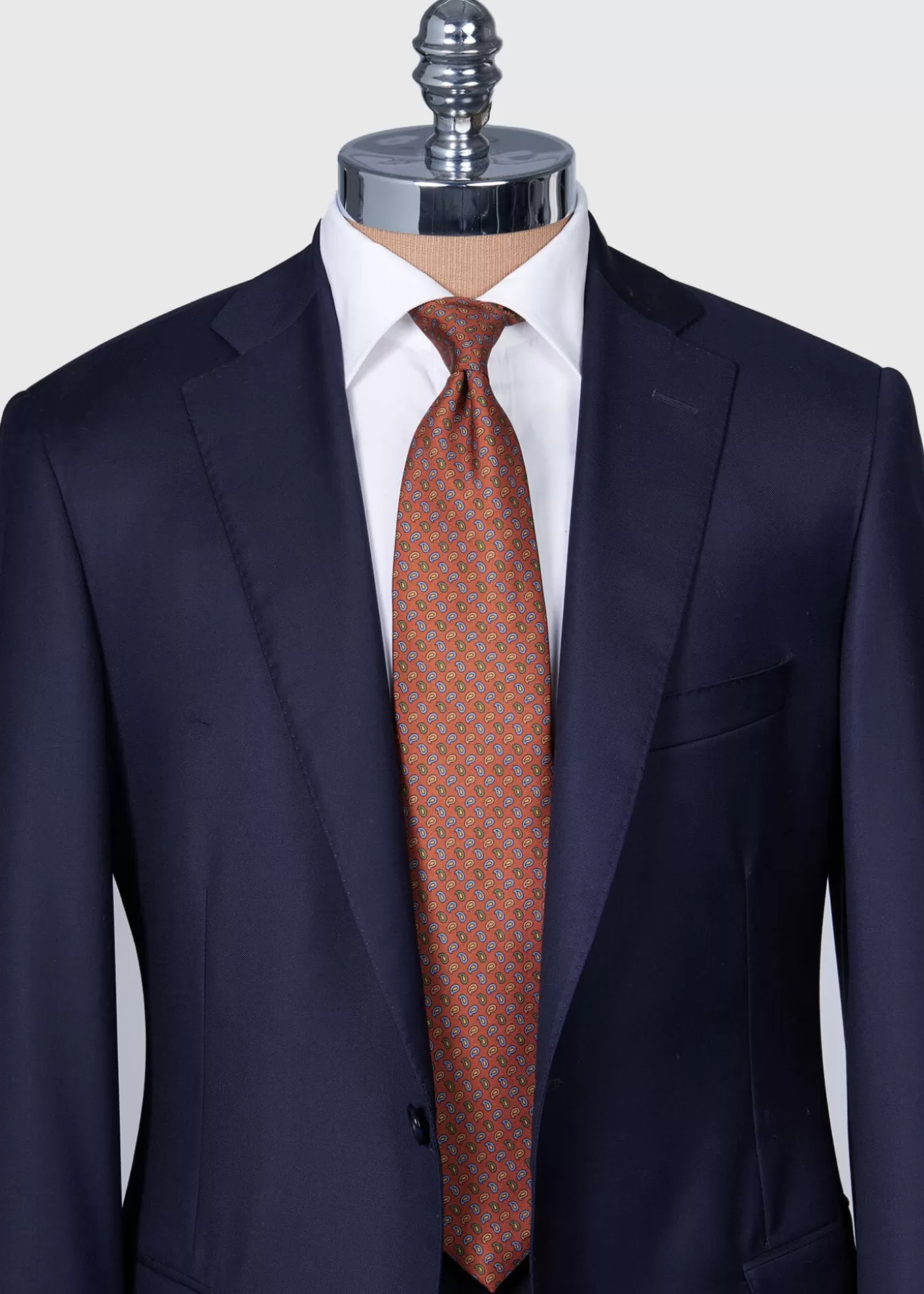 Online Printed Silk Madder Tossed Pine Tie Ties