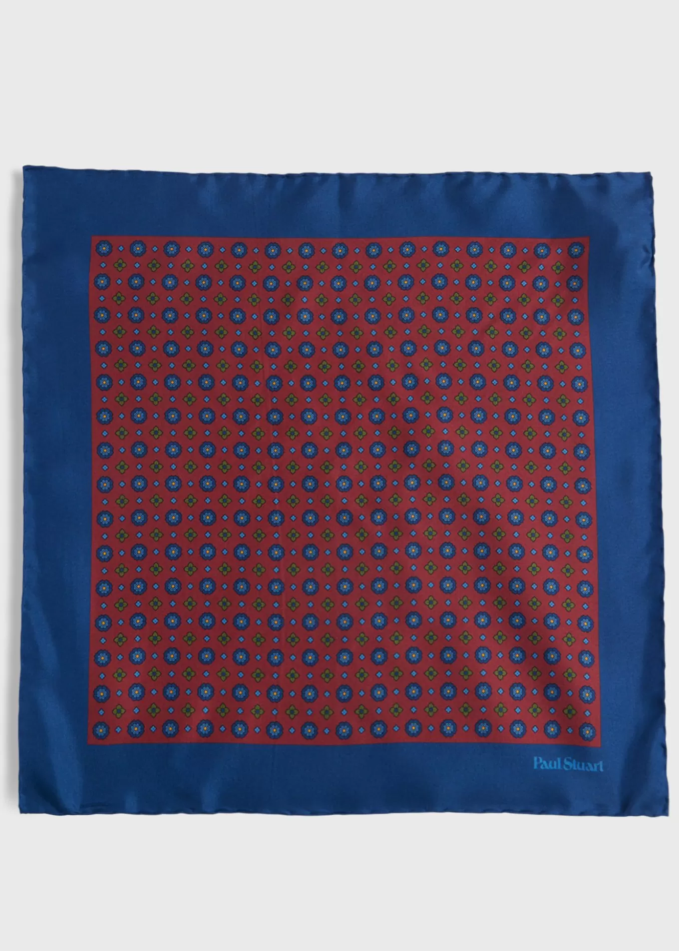 Clearance Printed Silk Medallion Pocket Square Pocket Squares