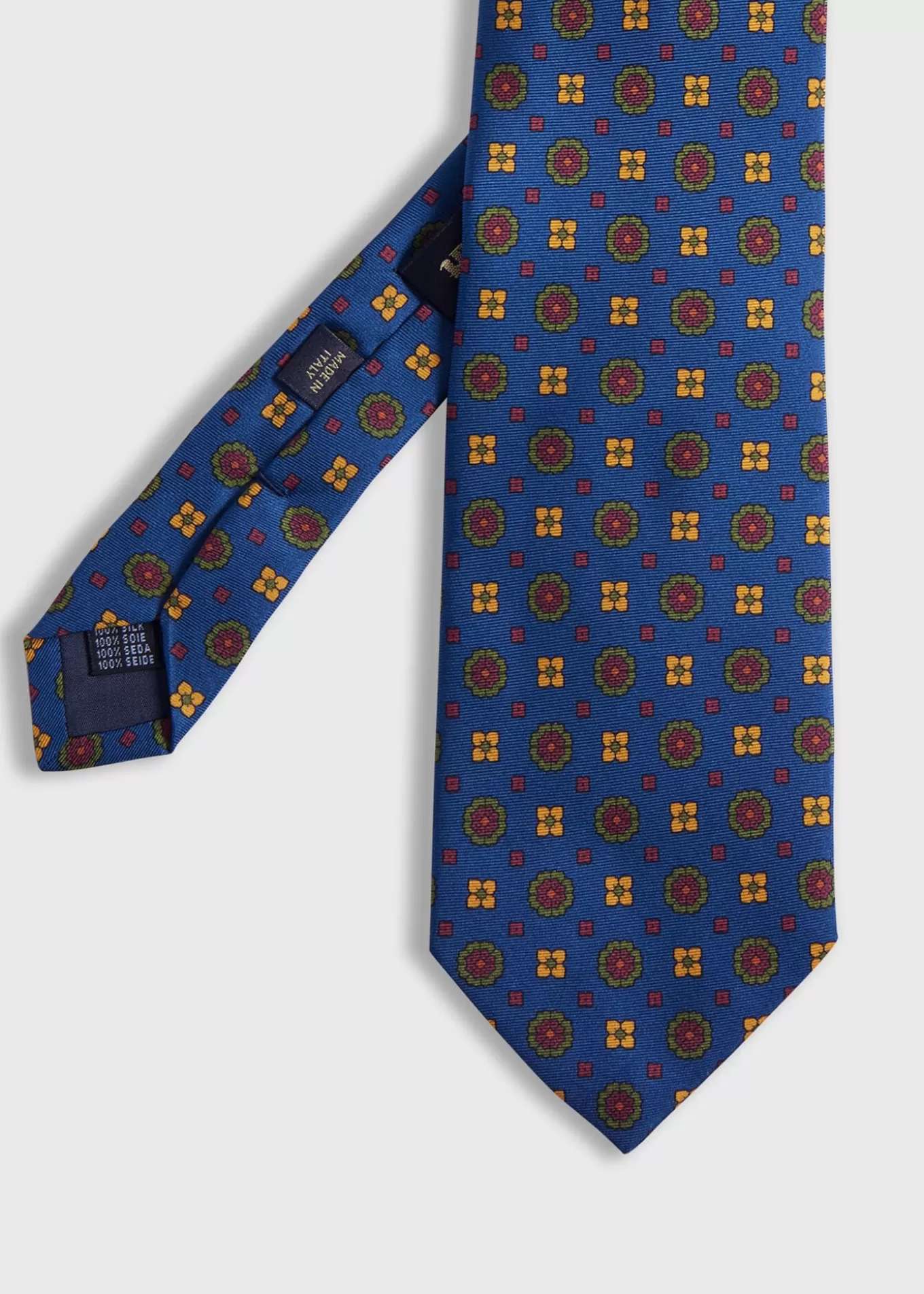 Sale Printed Silk Medallion Tie Ties