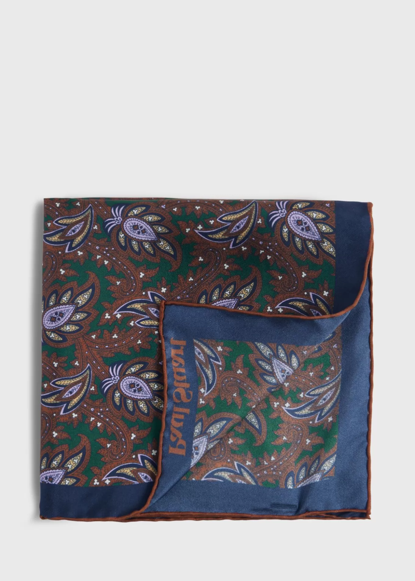 New Printed Silk Paisley Pocket Square Pocket Squares