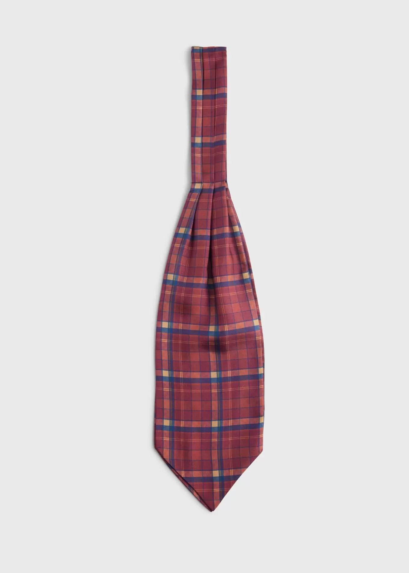 Fashion Printed Silk Plaid Ascot Ties | Ascots