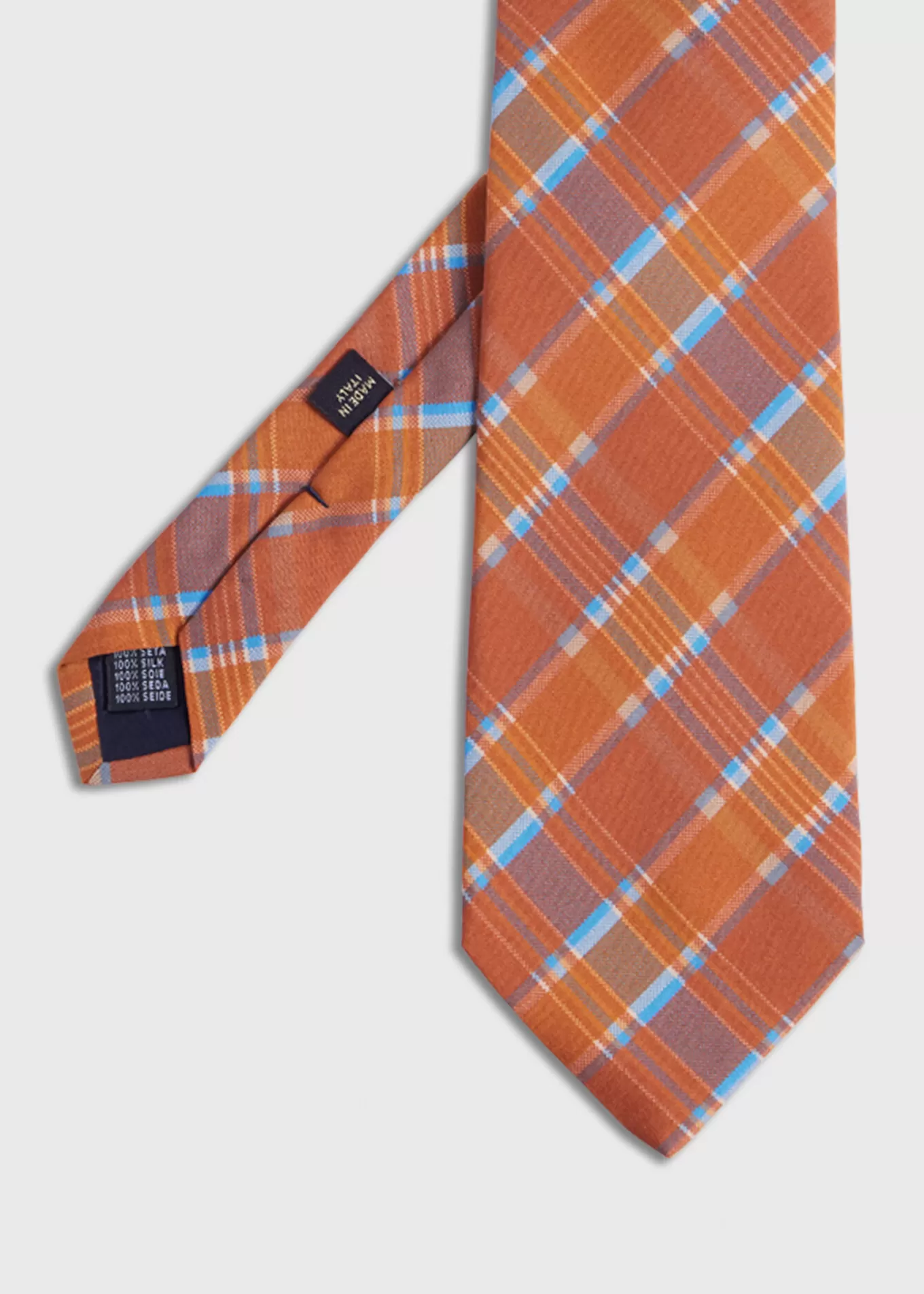 Fashion Printed Silk Plaid Tie Ties