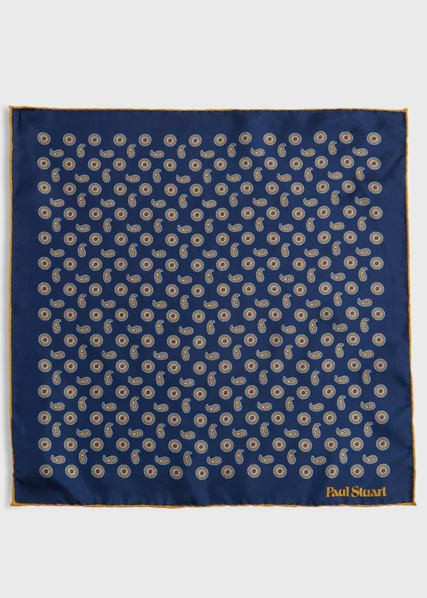 Outlet Printed Silk Tossed Medallion Pocket Square Pocket Squares