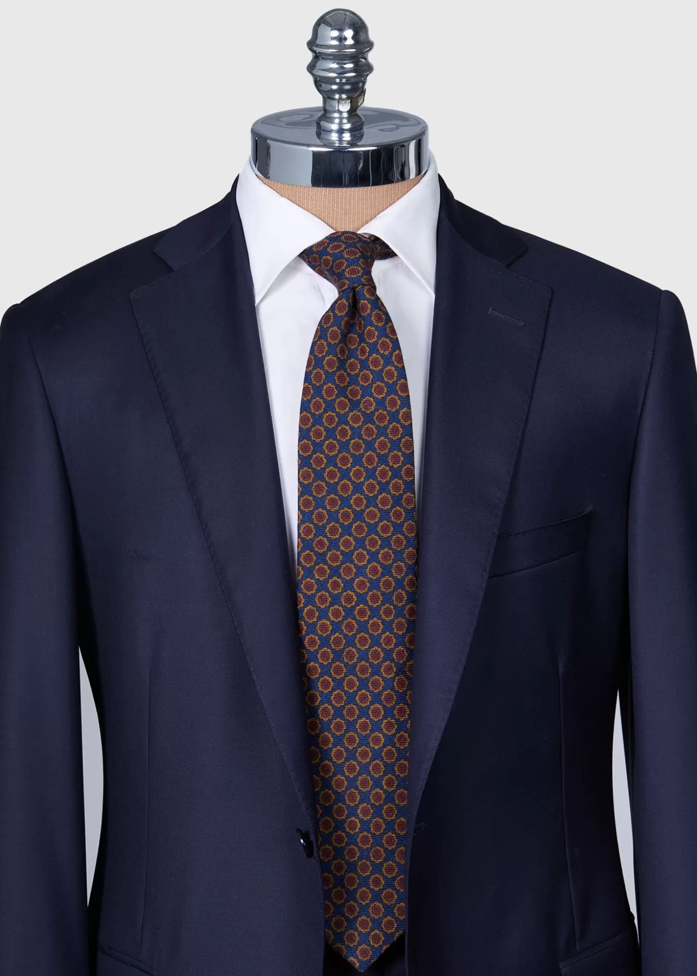 Flash Sale Printed Wool Medallion Tie Ties