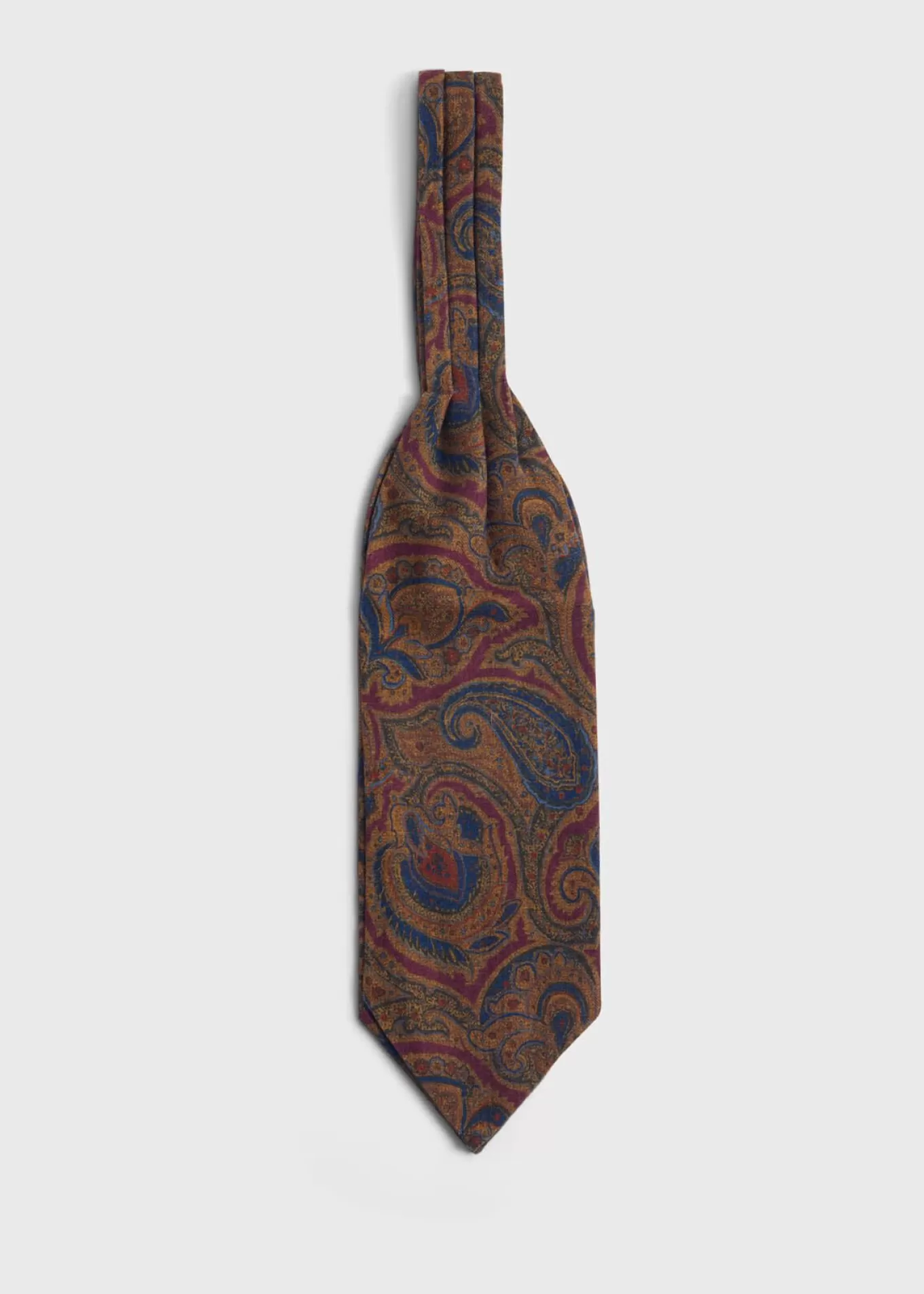 Discount Printed Wool Paisley Ascot Ties | Ascots