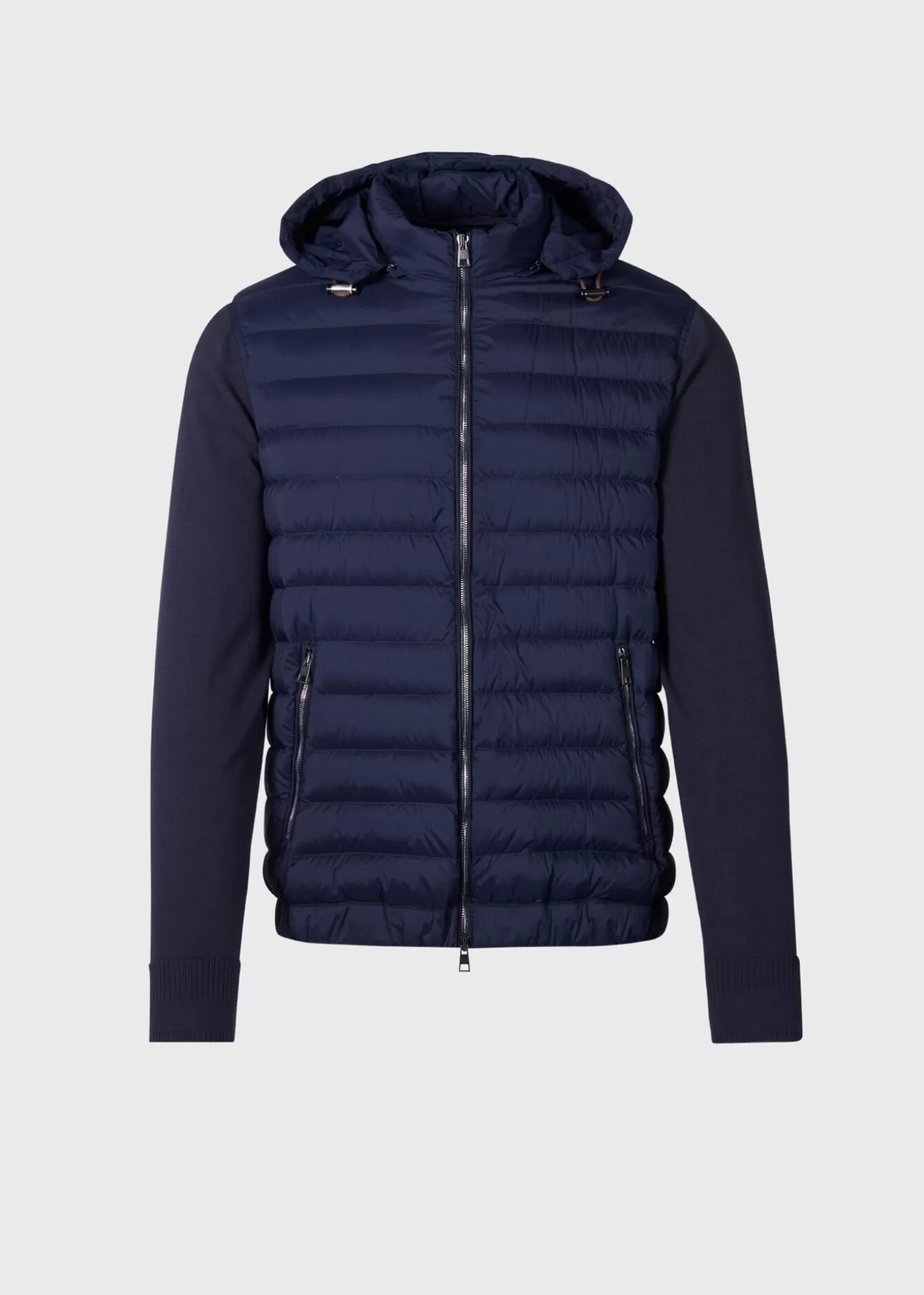 Clearance Quilted Jacket With Hood Outerwear