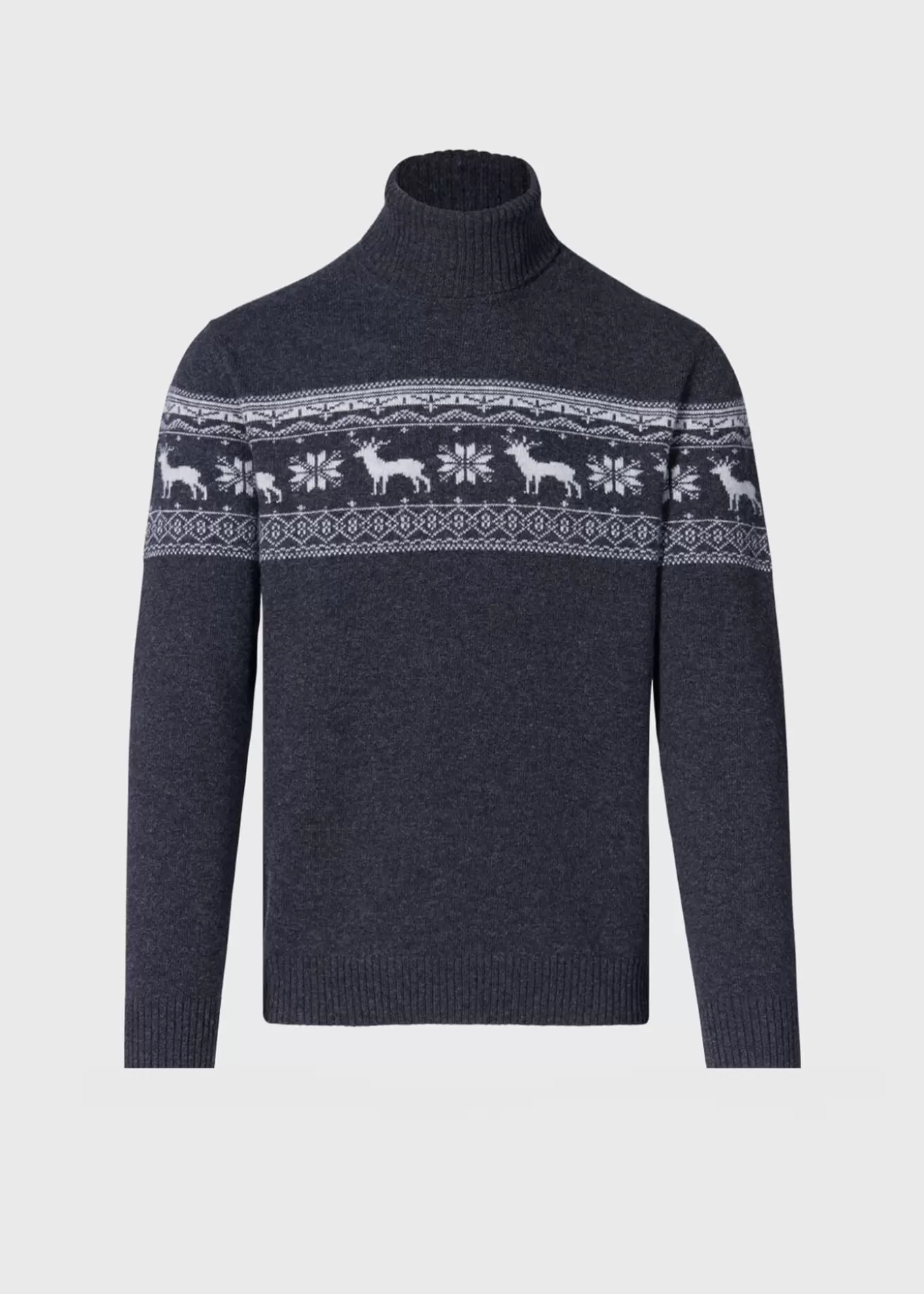 Discount Reindeer & Snowflake Turtleneck Sweaters