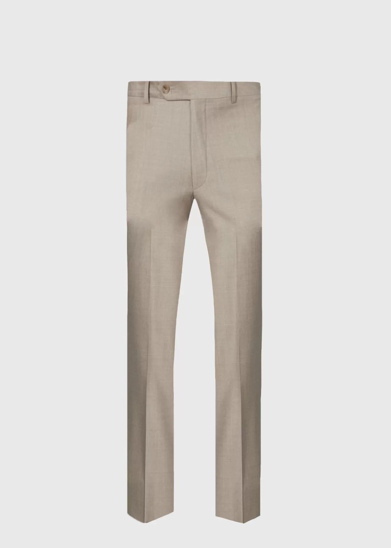 Outlet Super 130s Plain Front Trouser Dress Pants | Pants