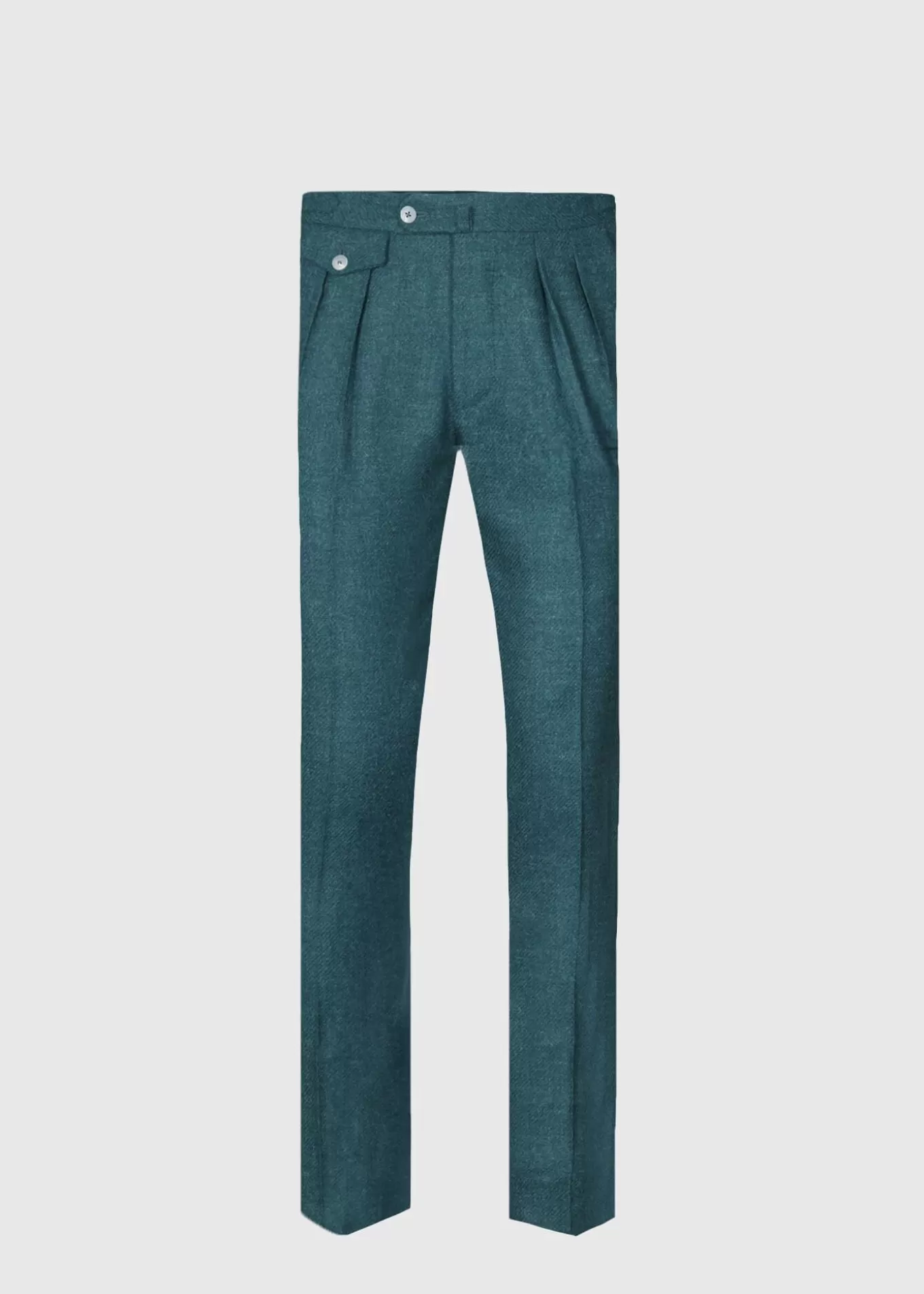 Outlet Shetland Wool French Pleat Trouser Dress Pants | Pants