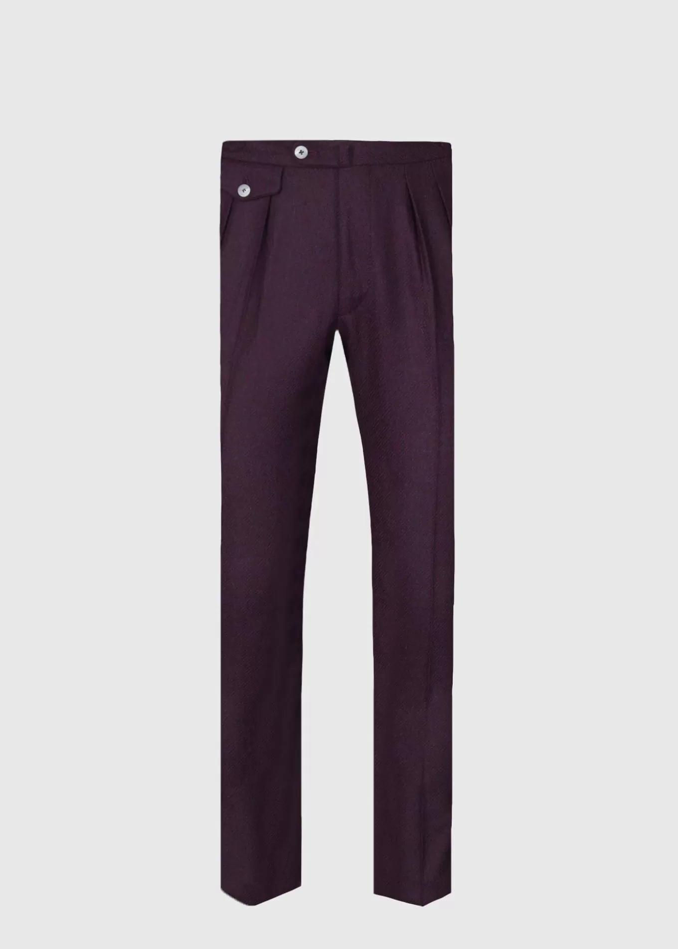 Best Shetland Wool French Pleat Trouser Dress Pants | Pants