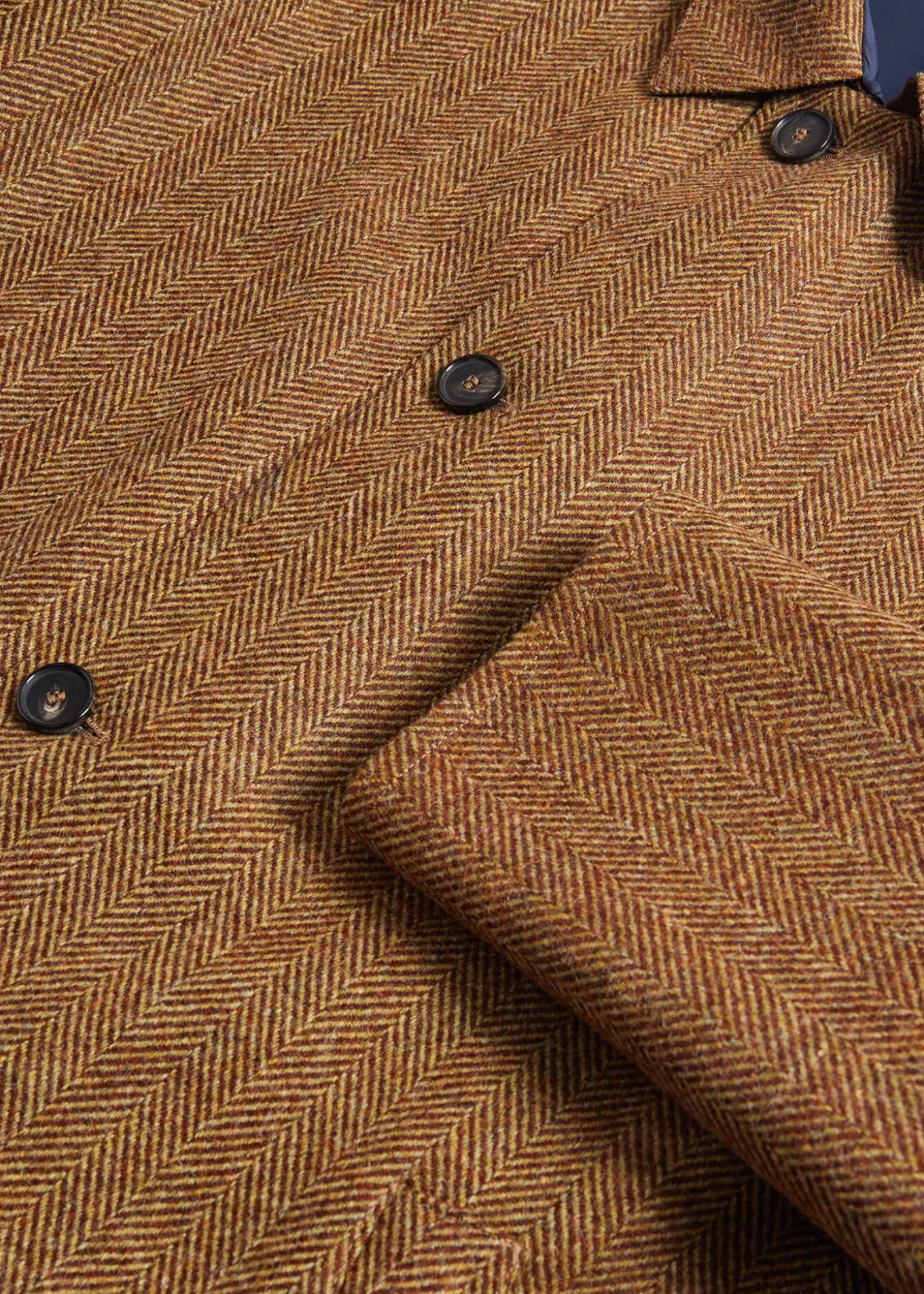 Sale Shetland Wool Herringbone Reversible Coat Overcoats | Outerwear