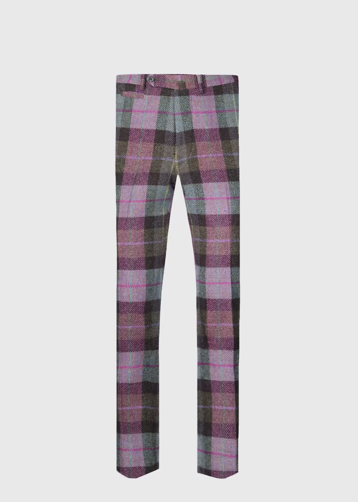 Discount Shetland Wool Plaid Trouser Dress Pants | Pants