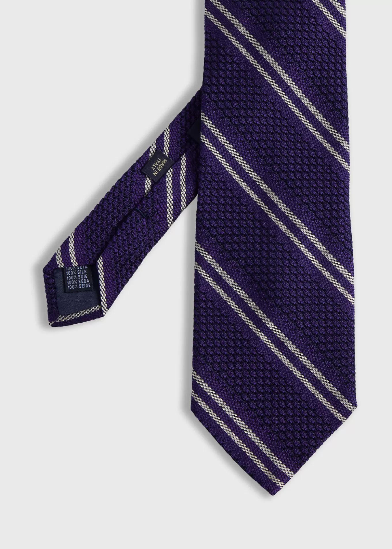 Fashion Silk Grenadine Stripe Tie Ties