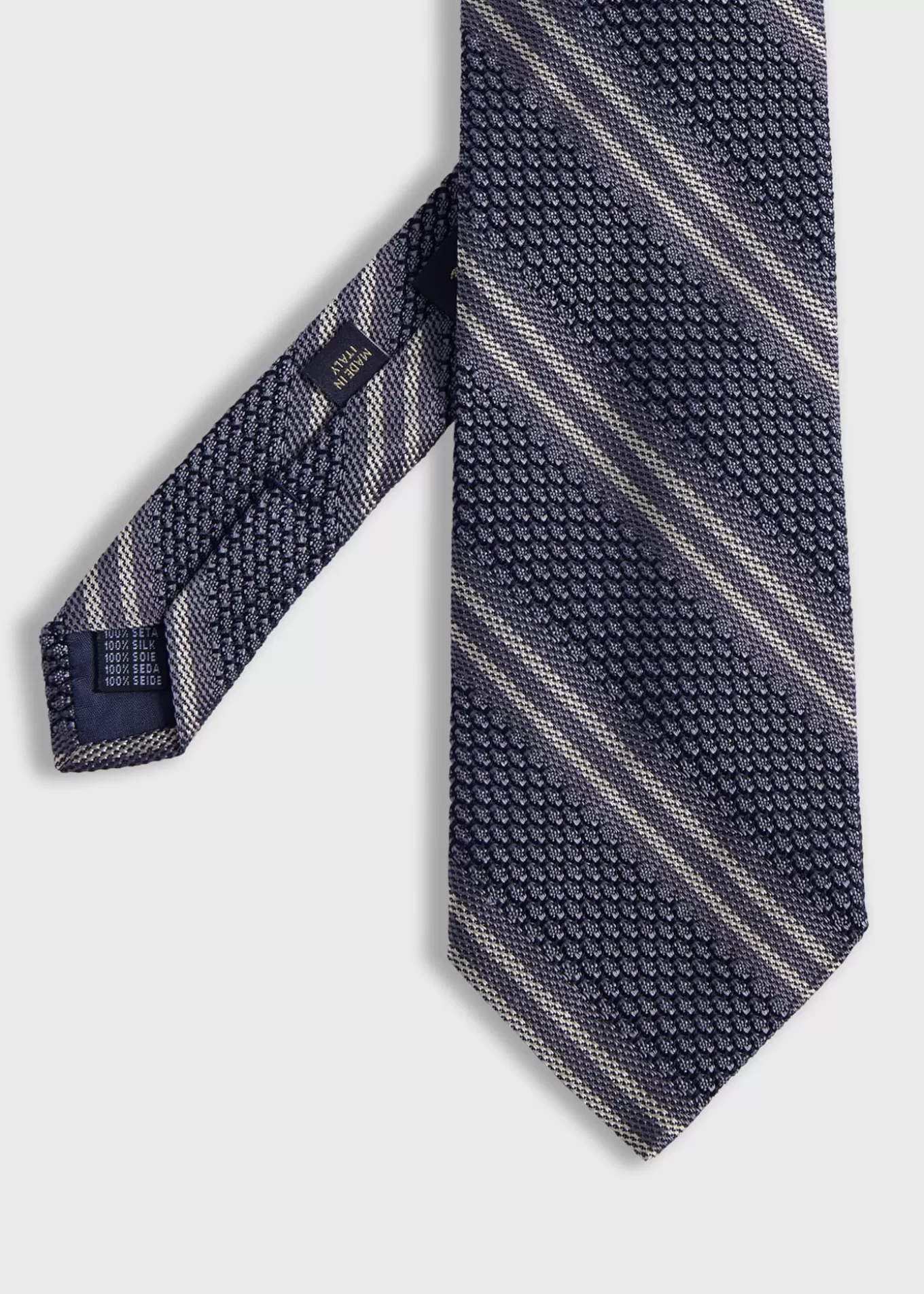 New Silk Grenadine Stripe Tie Ties