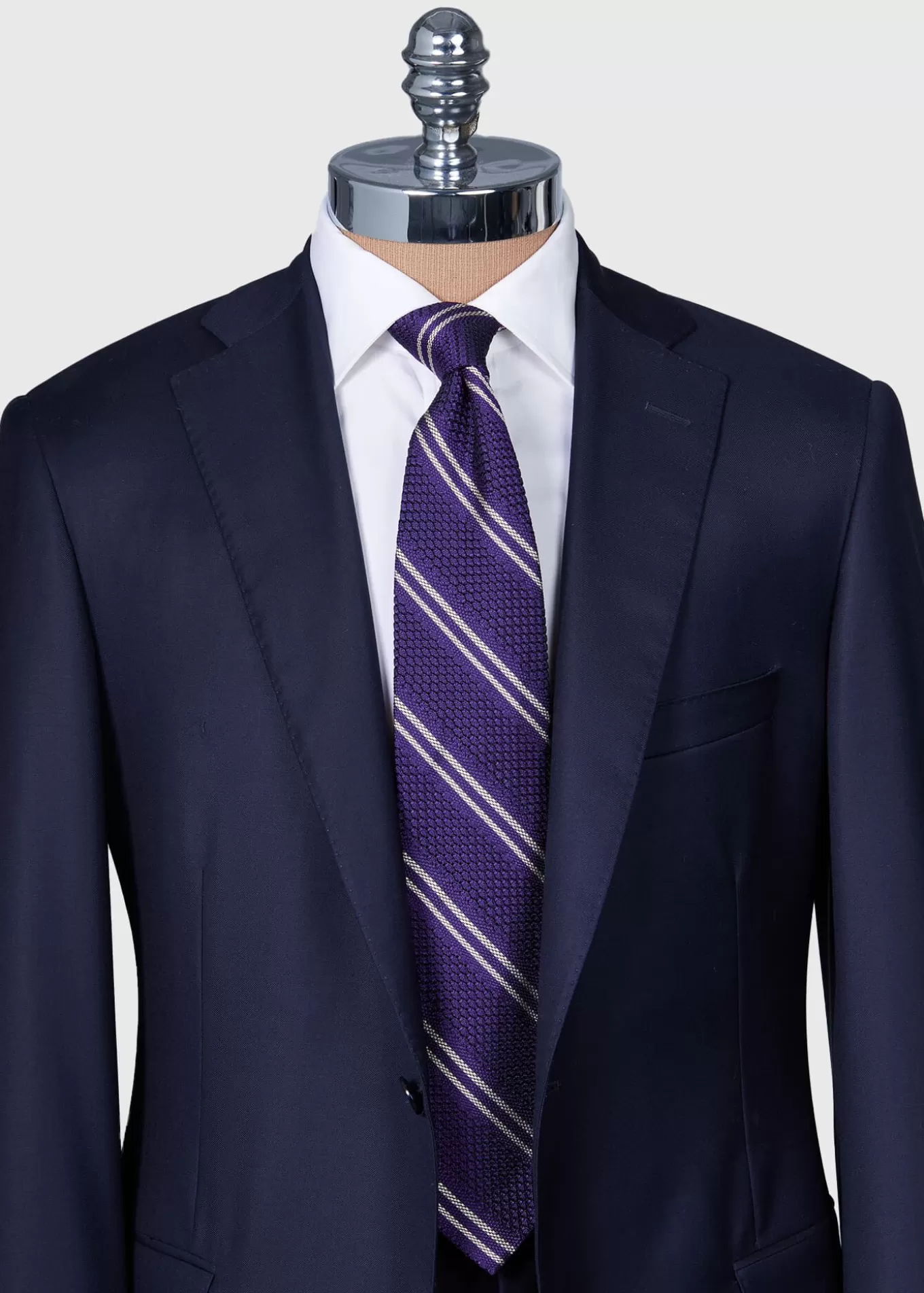 Fashion Silk Grenadine Stripe Tie Ties