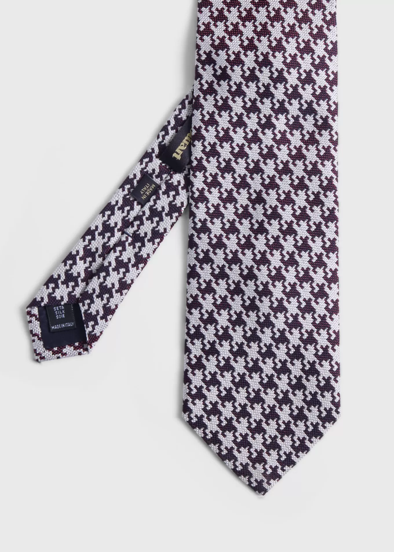 Best Silk Jacquard Houndstooth Tie Ties | Formal Shop