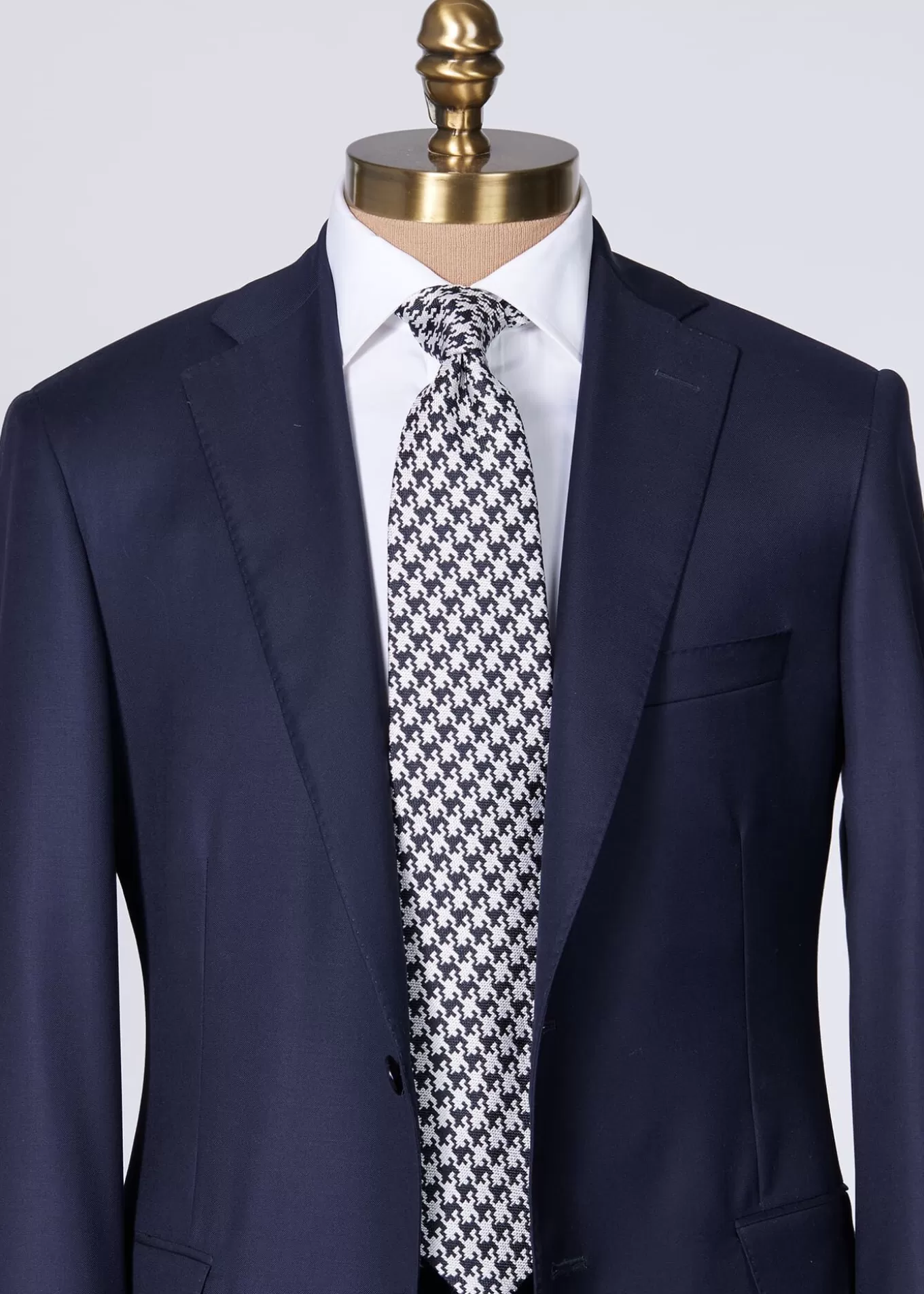 Best Silk Jacquard Houndstooth Tie Ties | Formal Shop