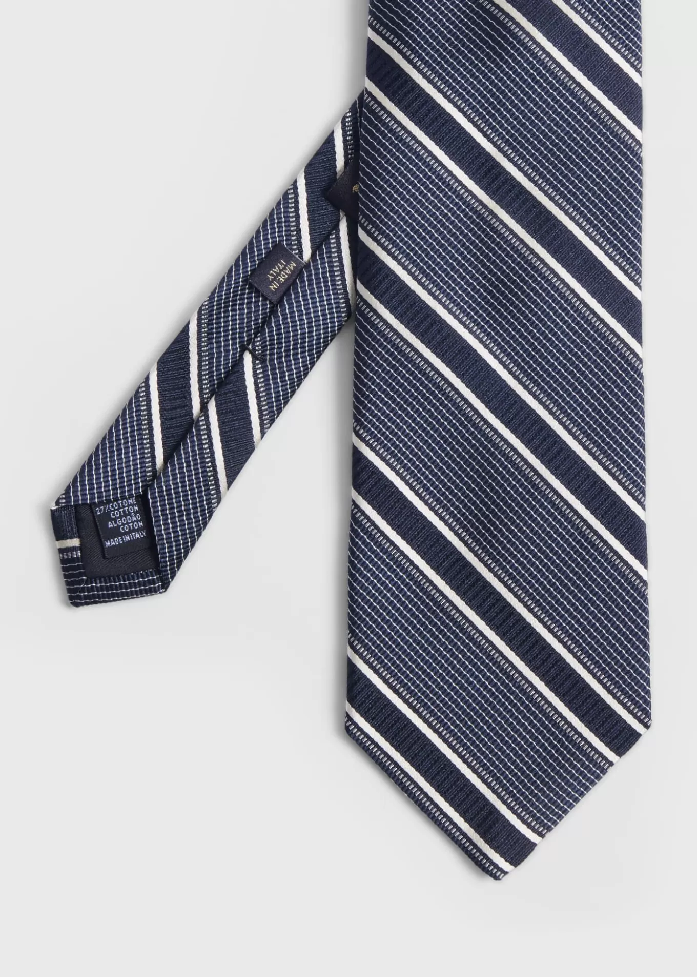 Discount Silk Jacquard Macclesfield Stripe Tie Ties