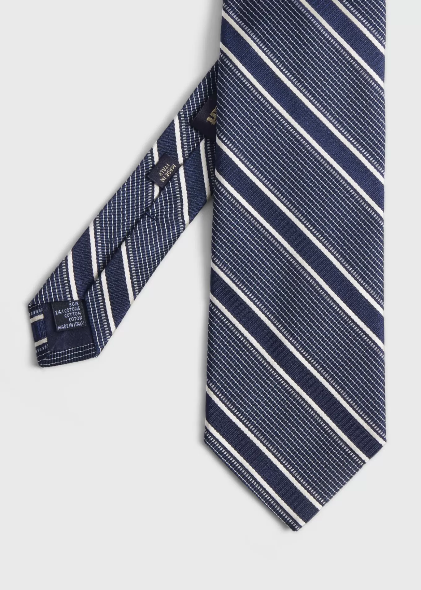 Cheap Silk Jacquard Macclesfield Stripe Tie Ties