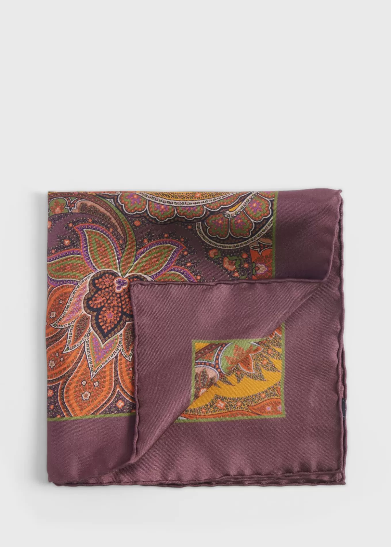 Online Silk Paisley Pocket Square Pocket Squares