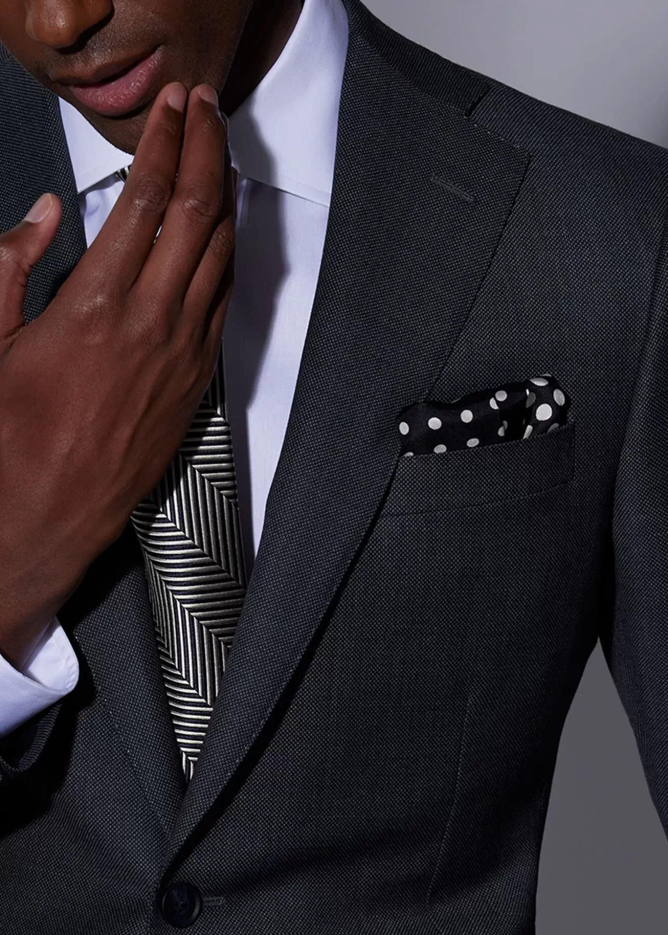 Cheap Silk Twill Dot Pocket Square Pocket Squares | Formal Shop