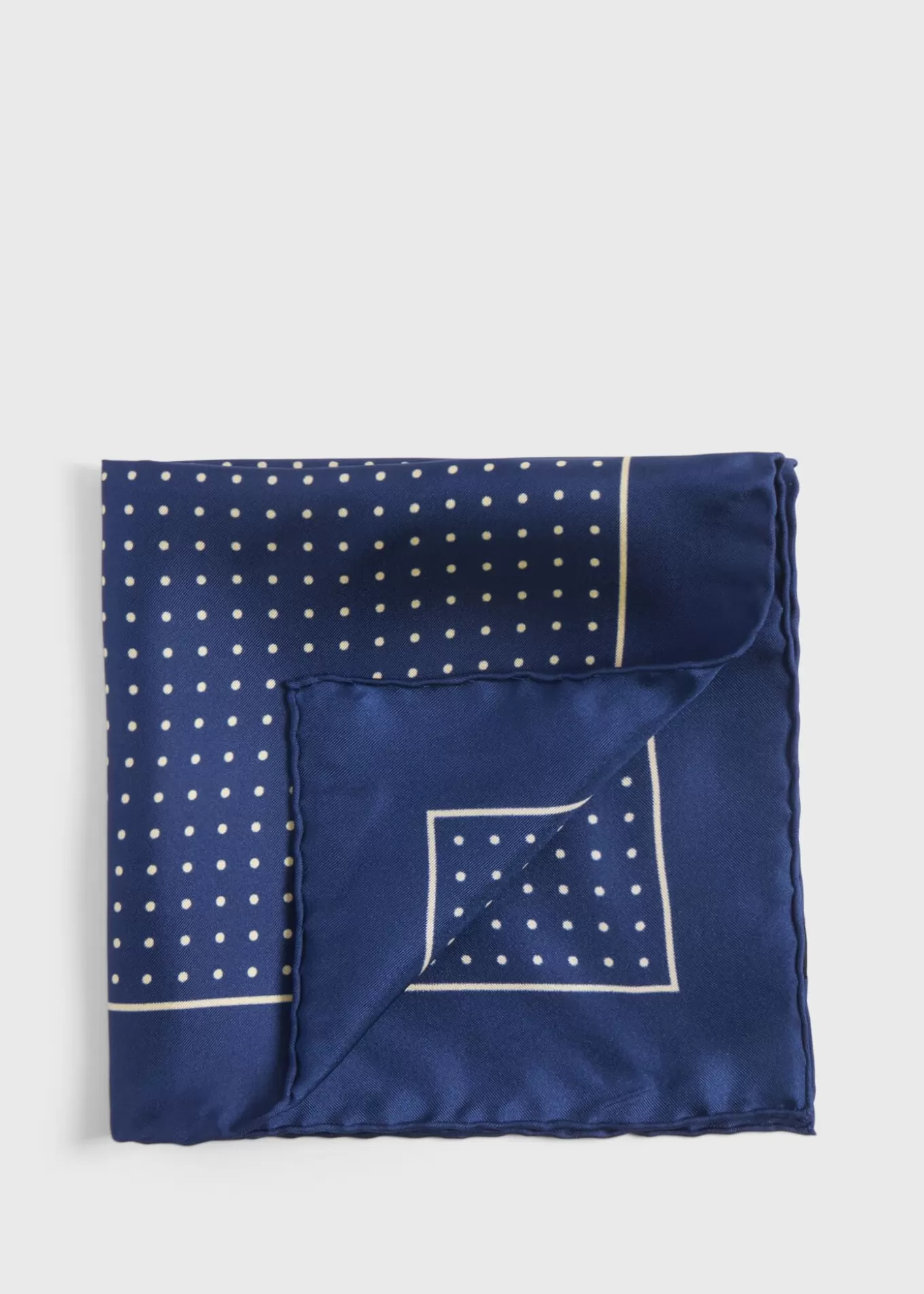 Fashion Silk Twill Dot Print Pocket Square Pocket Squares