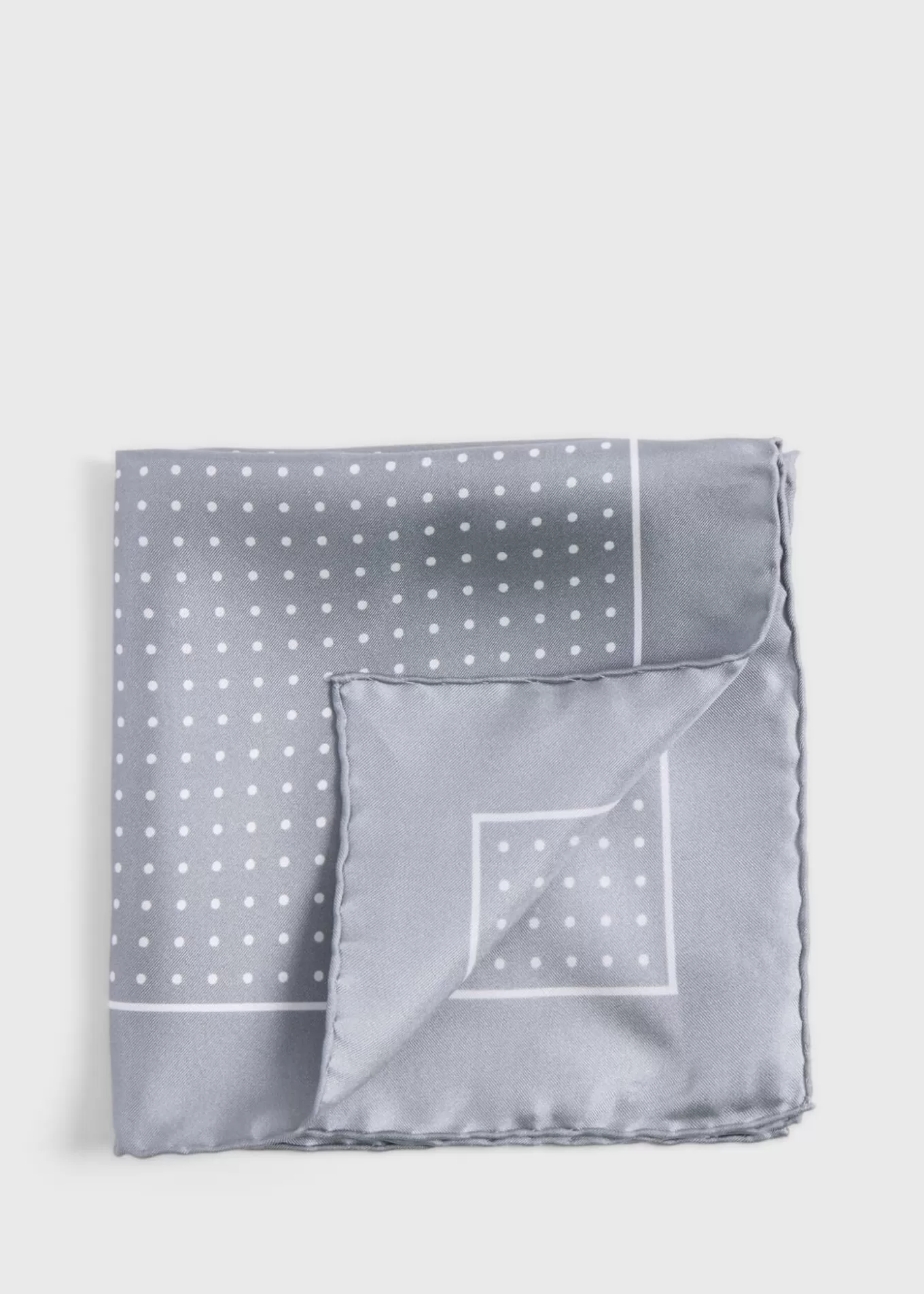 Best Sale Silk Twill Dot Print Pocket Square Pocket Squares | Formal Shop